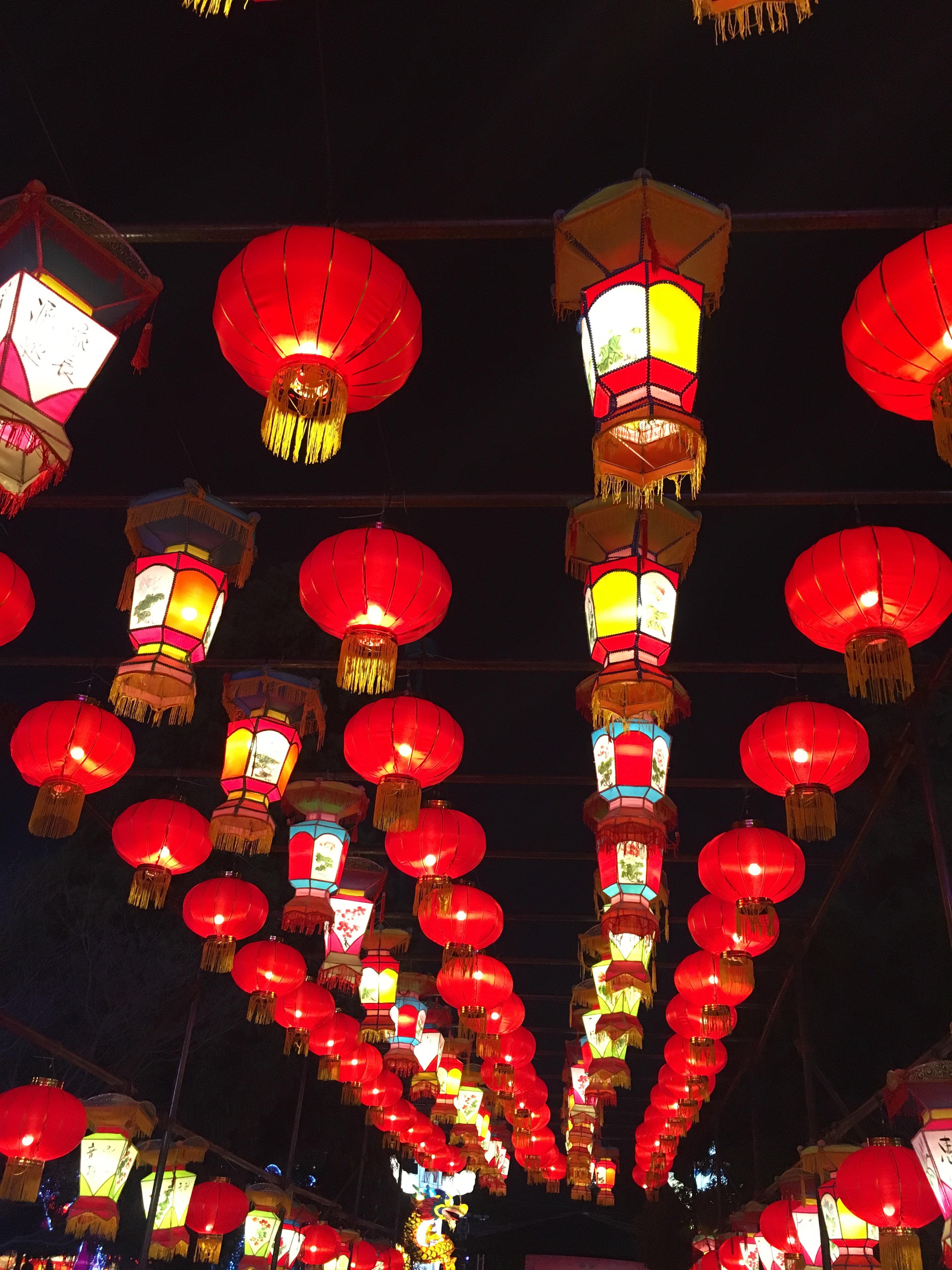 Throwback to the Chinese Lantern festival on Centennial Park last year