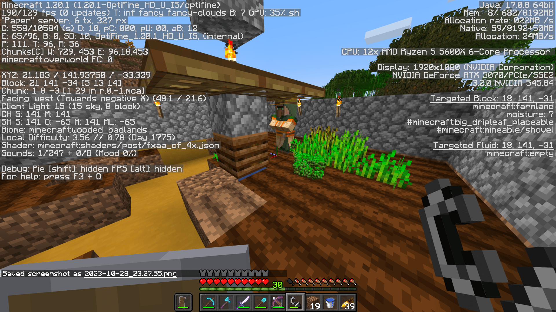 Can someone explain to me why my two villagers have THOUSANDS of seeds