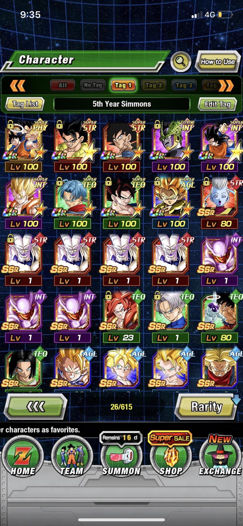 My summons just over 1000 stones split evenly between