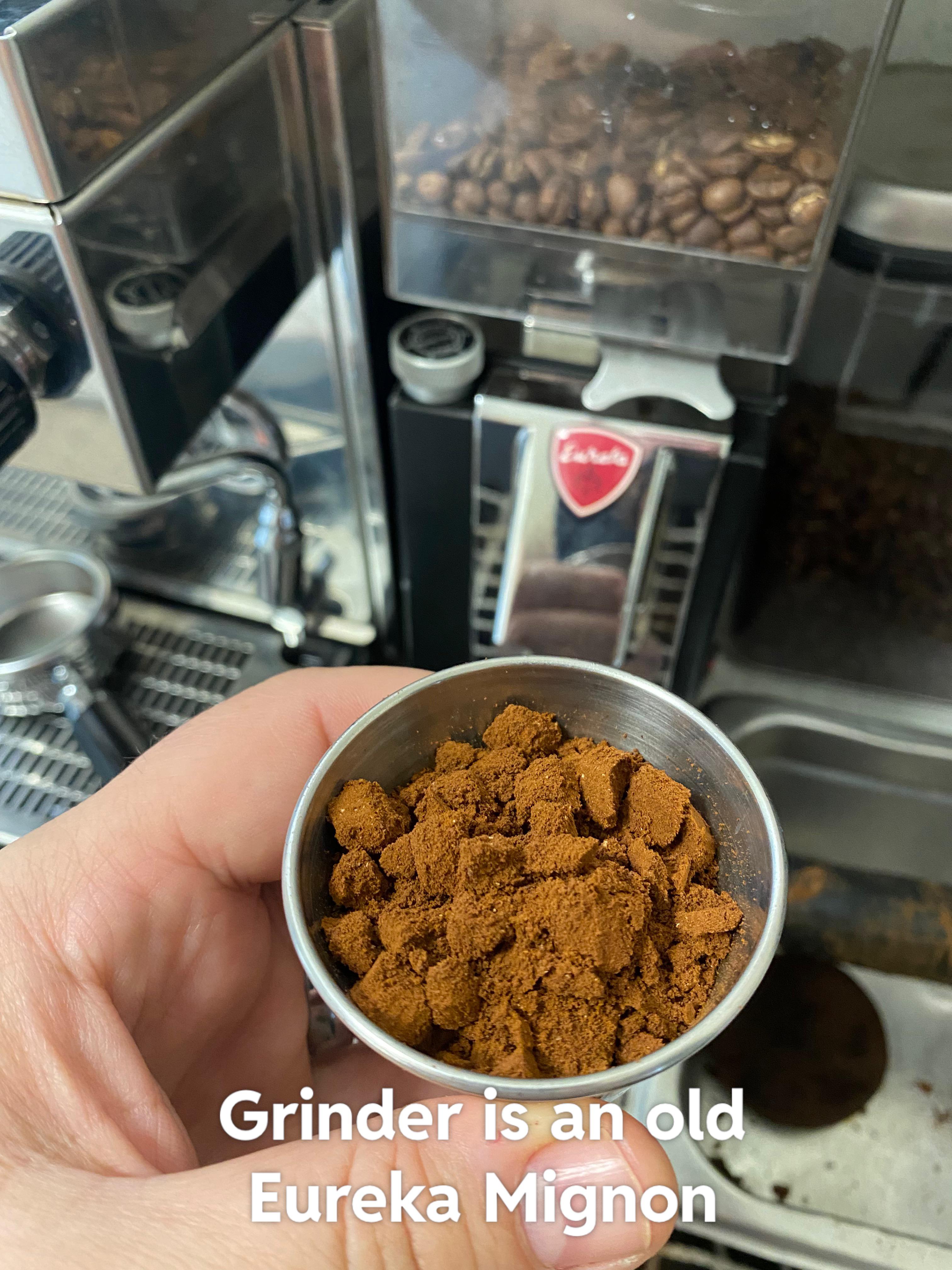 Why does my espresso clump this way and what can I do to fix it? r