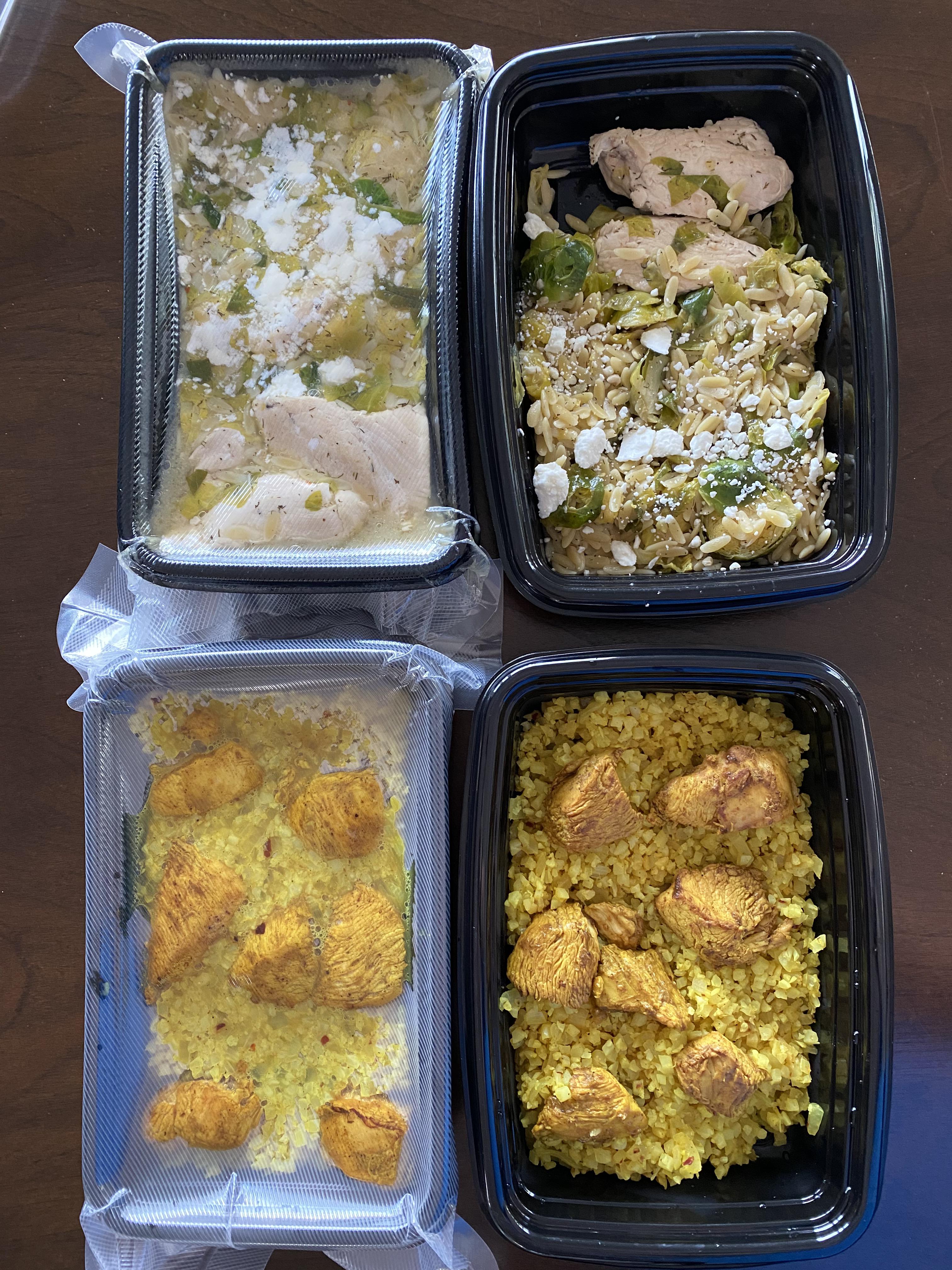 Unimpressed by these containers’ lids, I’m vacuum sealing to stock