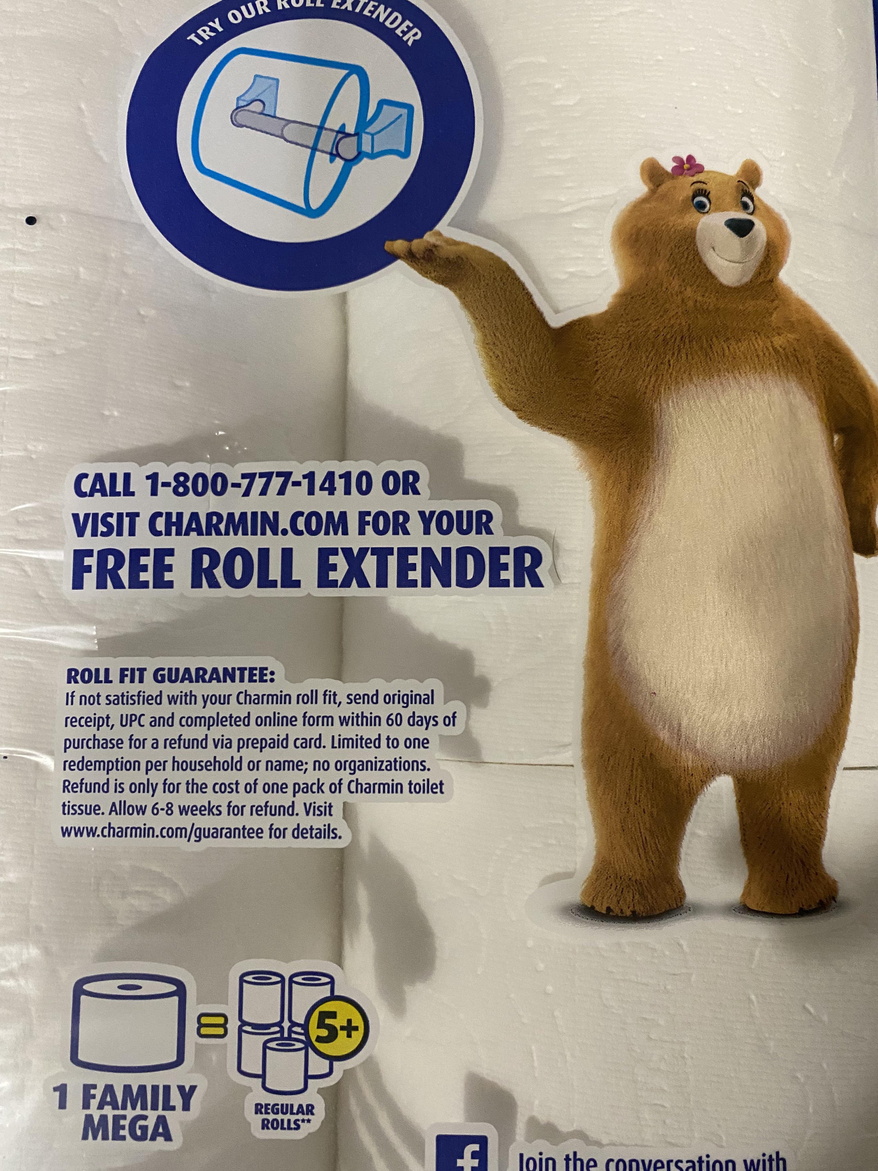 Charmin toilet paper extender. r/freebies