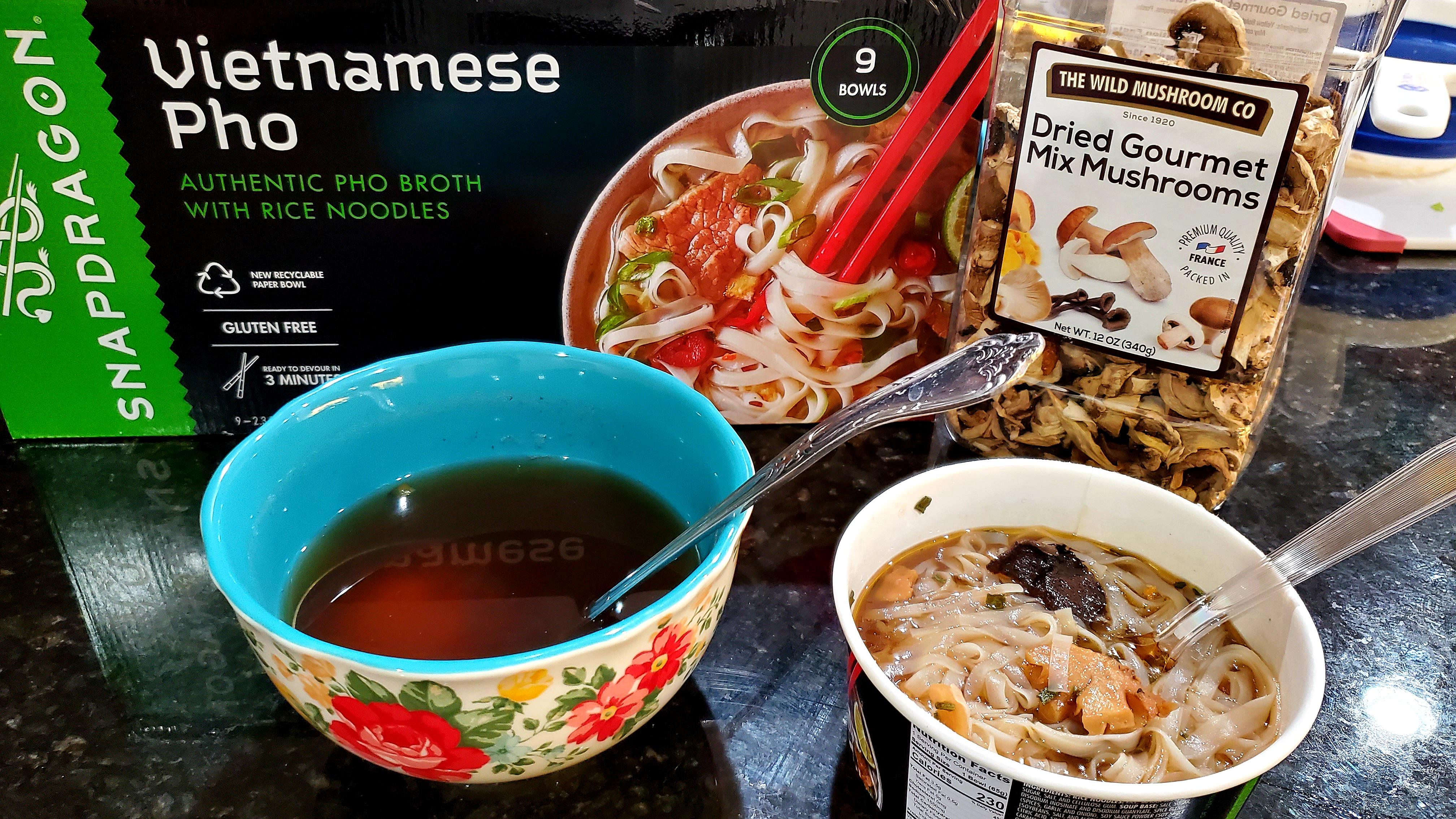 Costco combo for the win! The dried mushrooms need to be soaked and