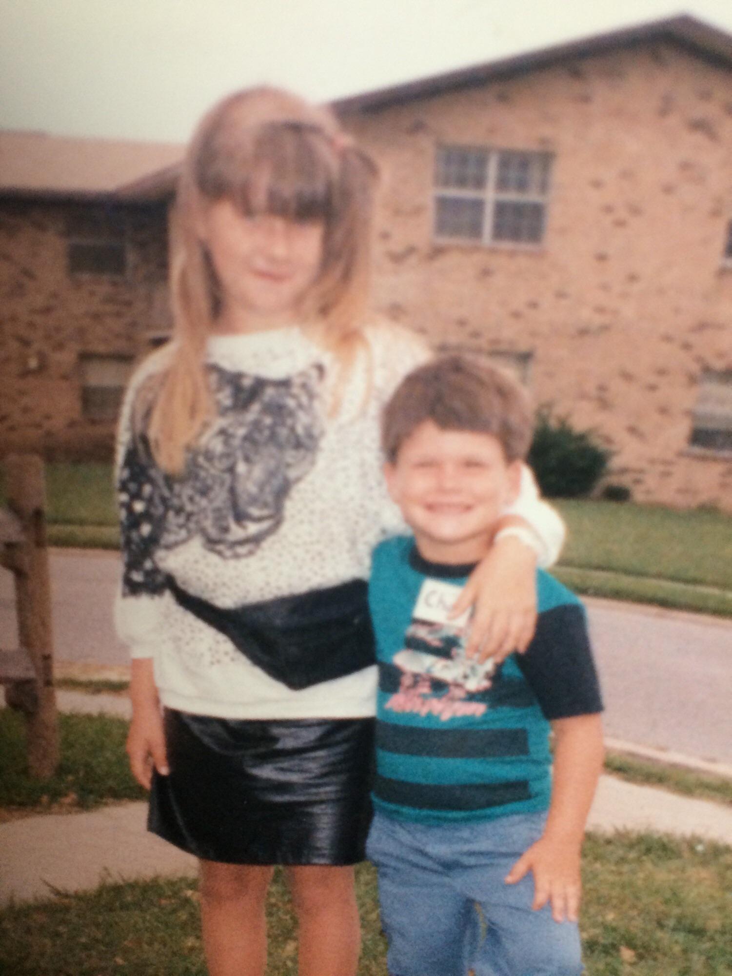My brother had no idea how cool a sister he had in 1984