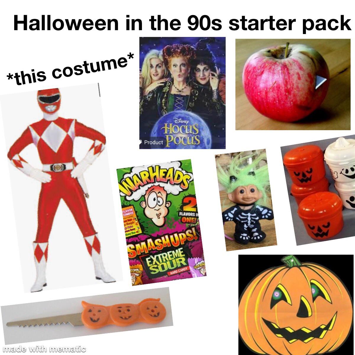 Halloween in the 90s starter pack r/starterpacks