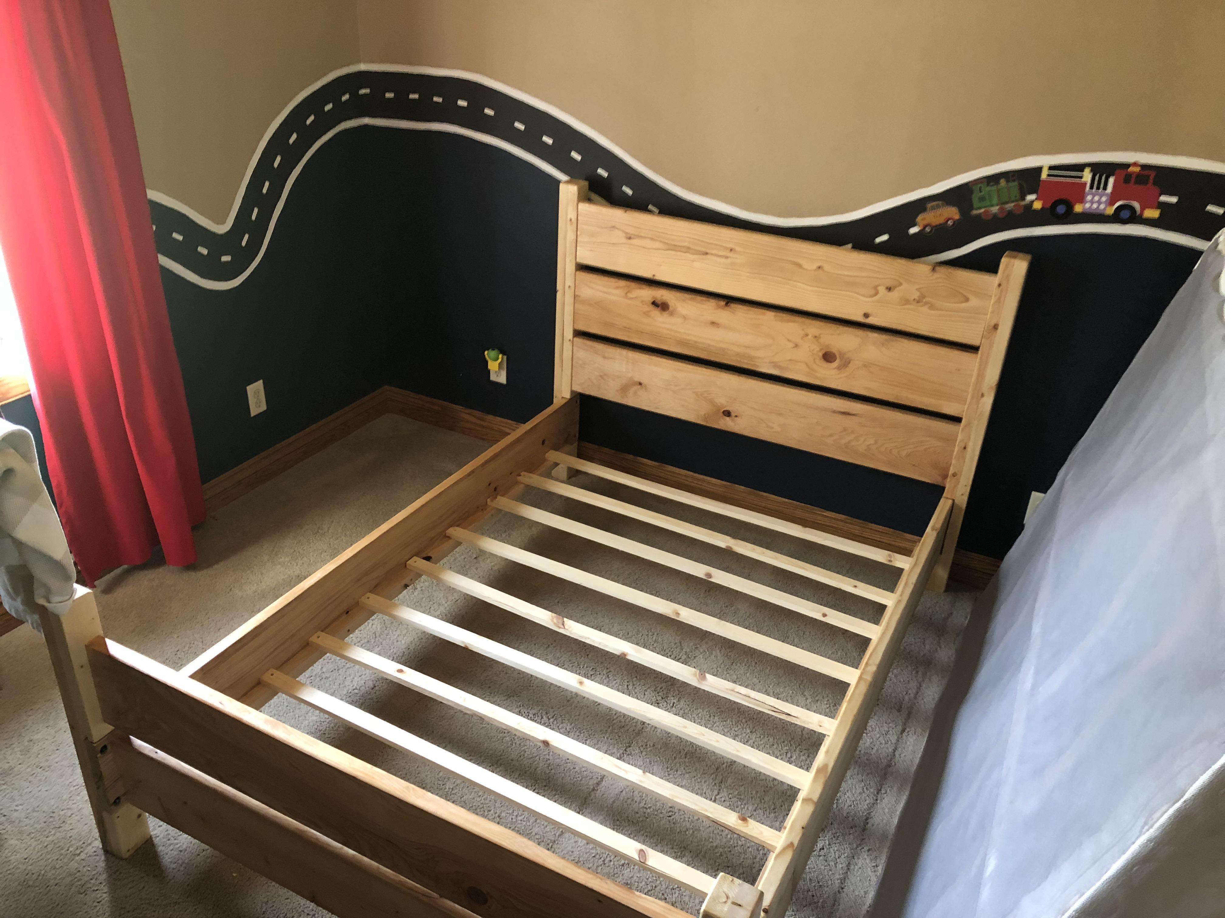 Bed I built for my son r/woodworking