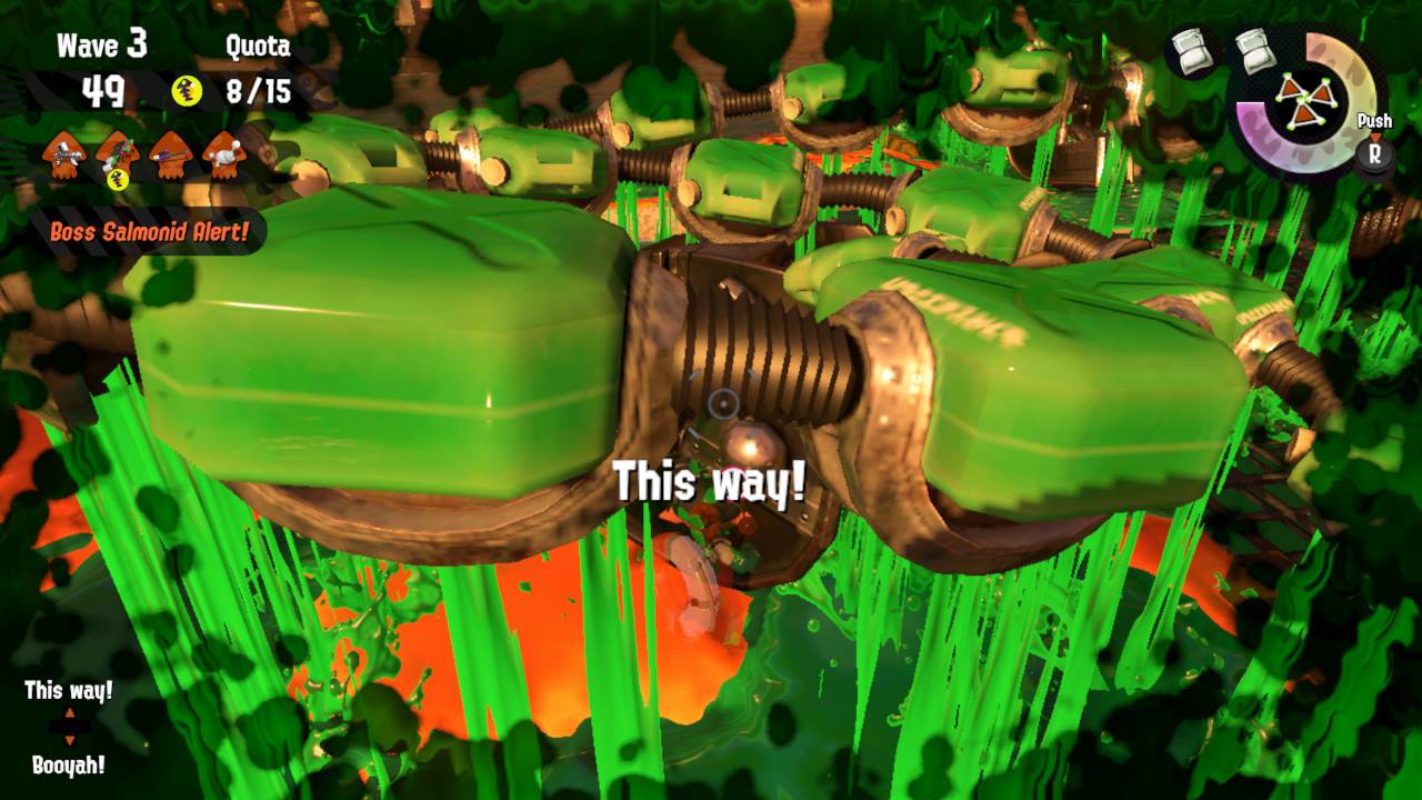 Turns out steel eels have a limited turn radius r/splatoon