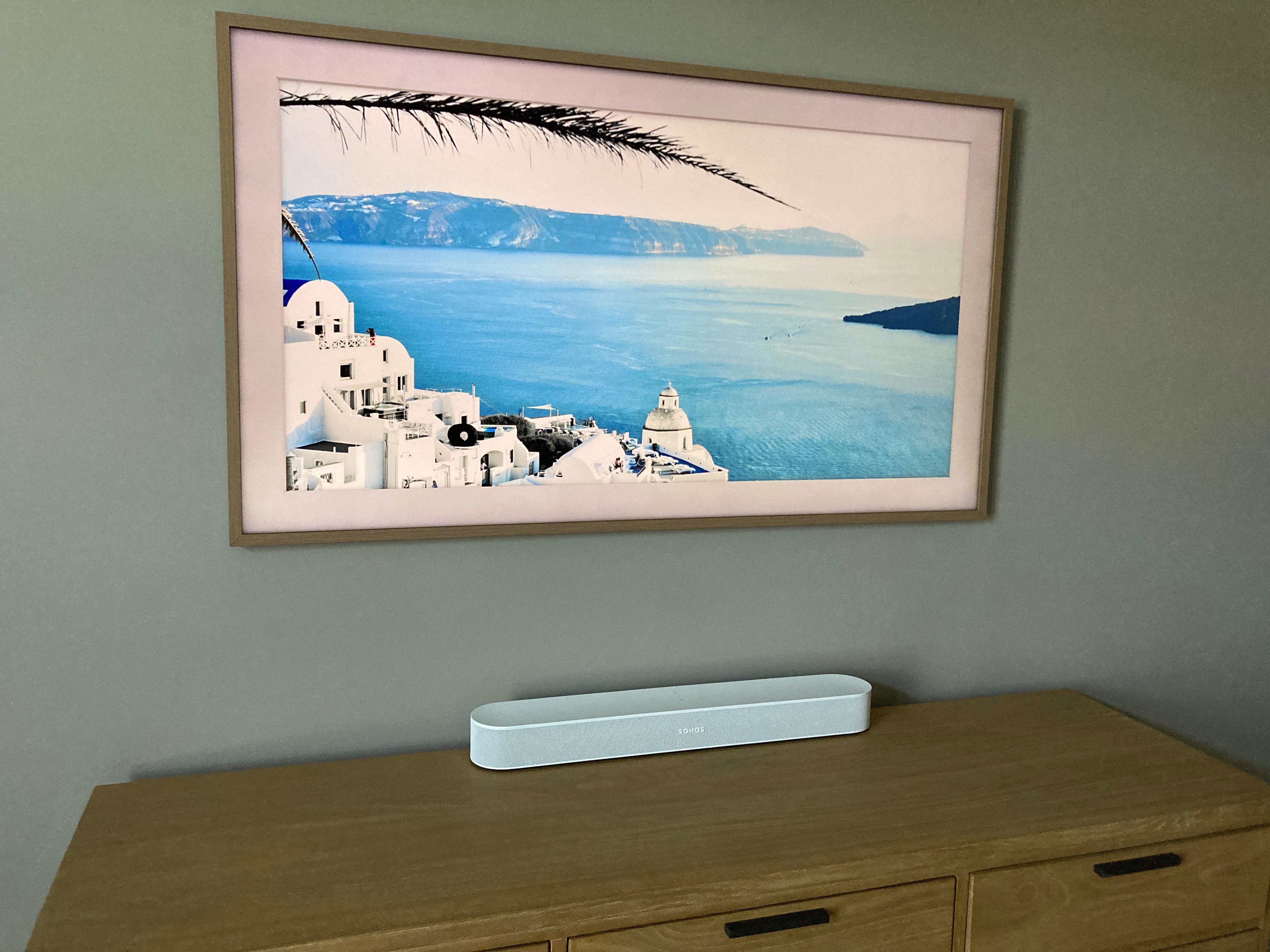 Anyone with a Samsung frame TV and a Sonos Beam 2 figure out how to