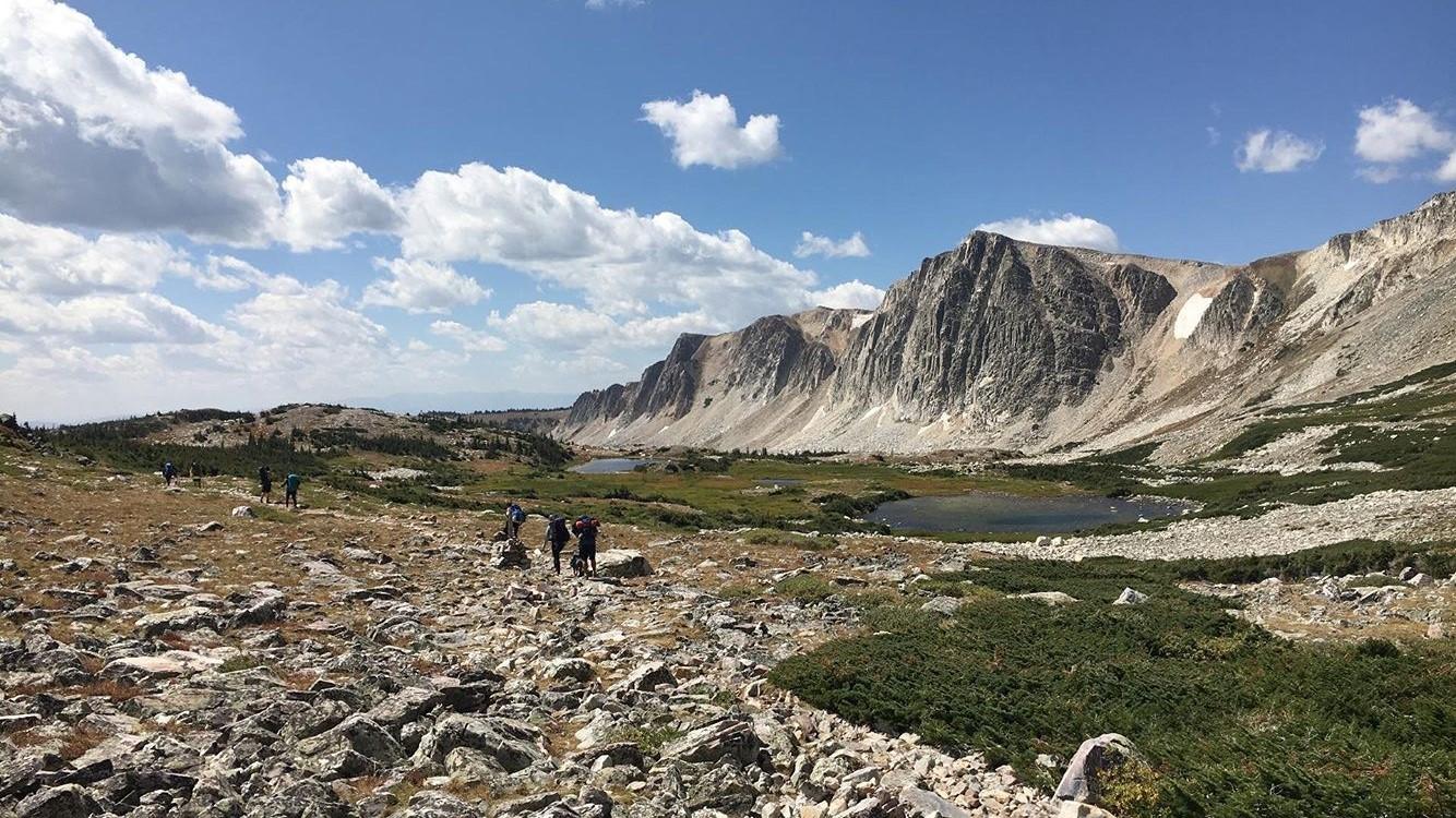 Had views like this for most of a 12 mile loop while backpacking in