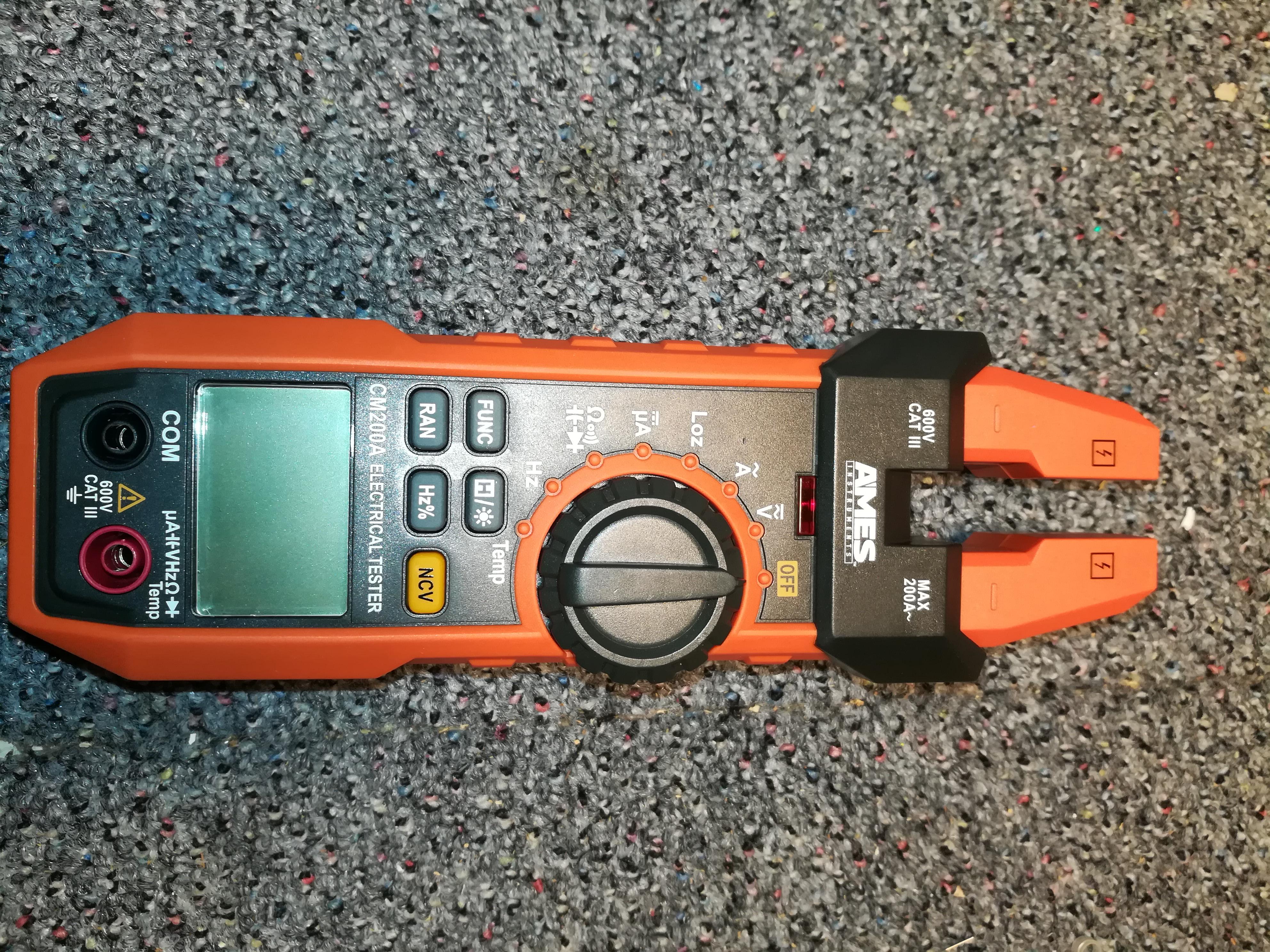 NEW Ames fork multimeter review CM200A r/harborfreight