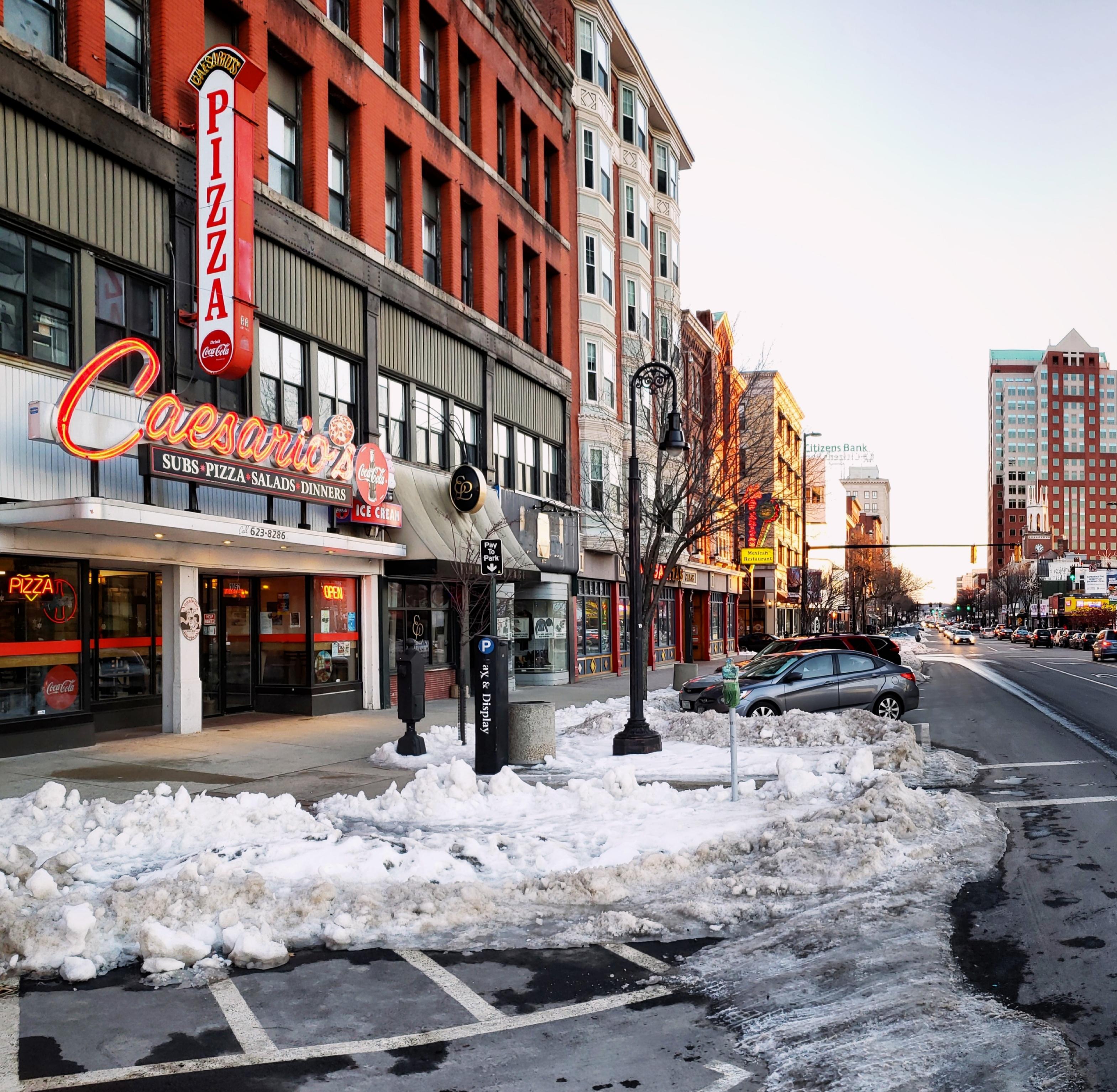 Winter In Manchester New Hampshire
