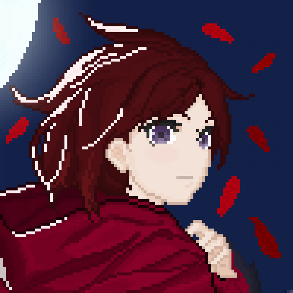 My Ruby Rose Pixel Art (Ishkidor/OC) RWBY