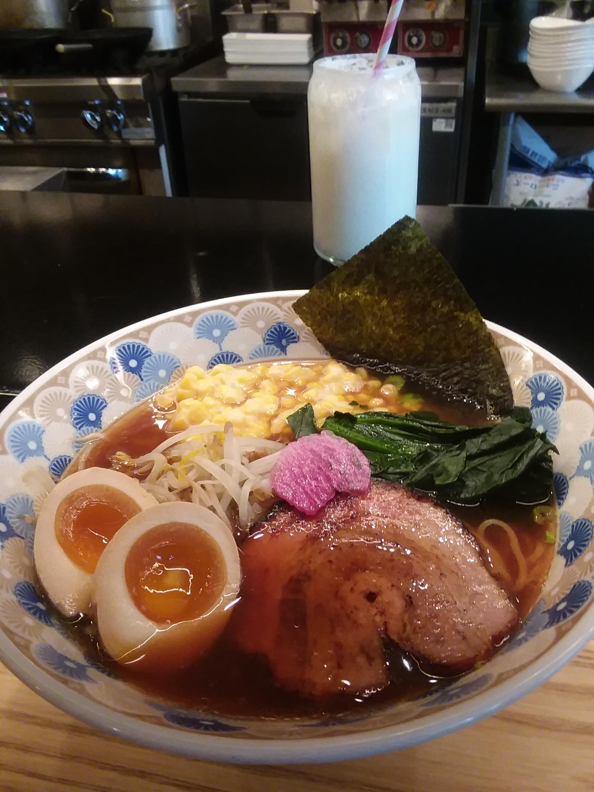 Shoyu ramen at PekoPeko Ramen in Baltimore! I made this bowl for my