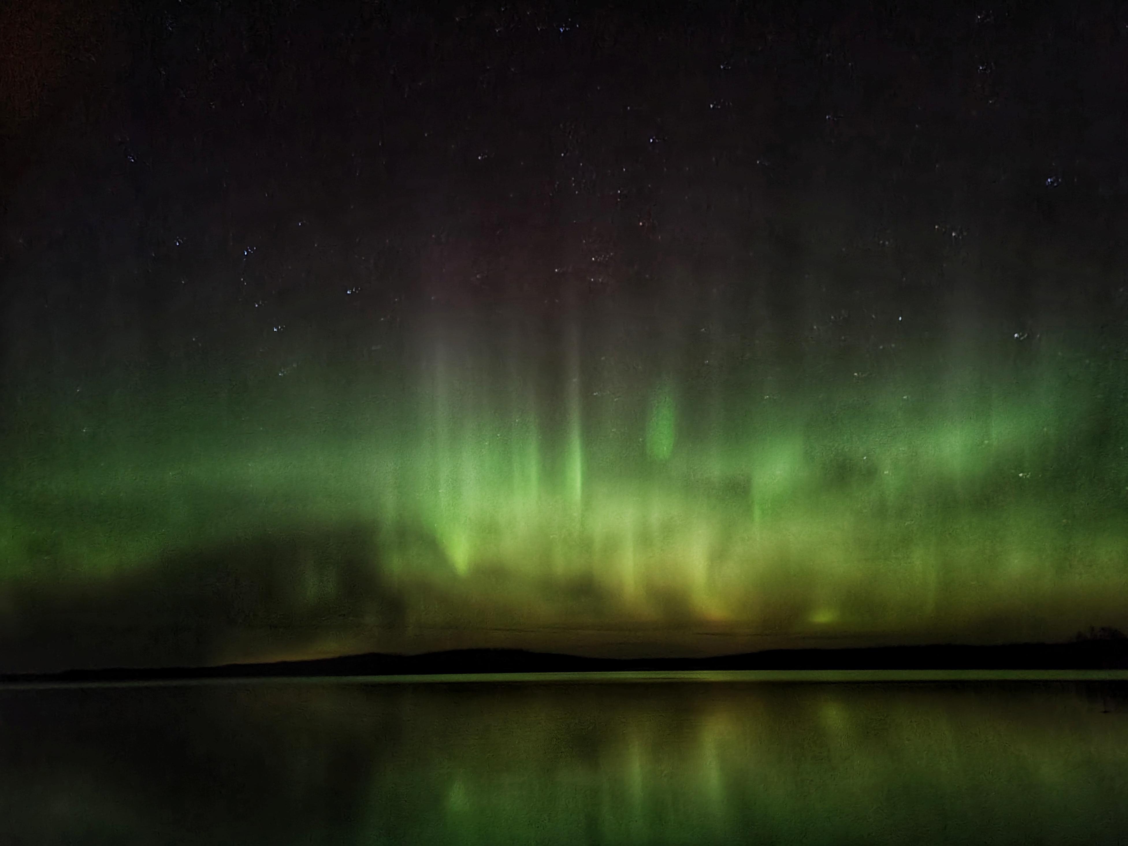 Last night's Northern lights. Taken at Port Clements on Haida Gwaii