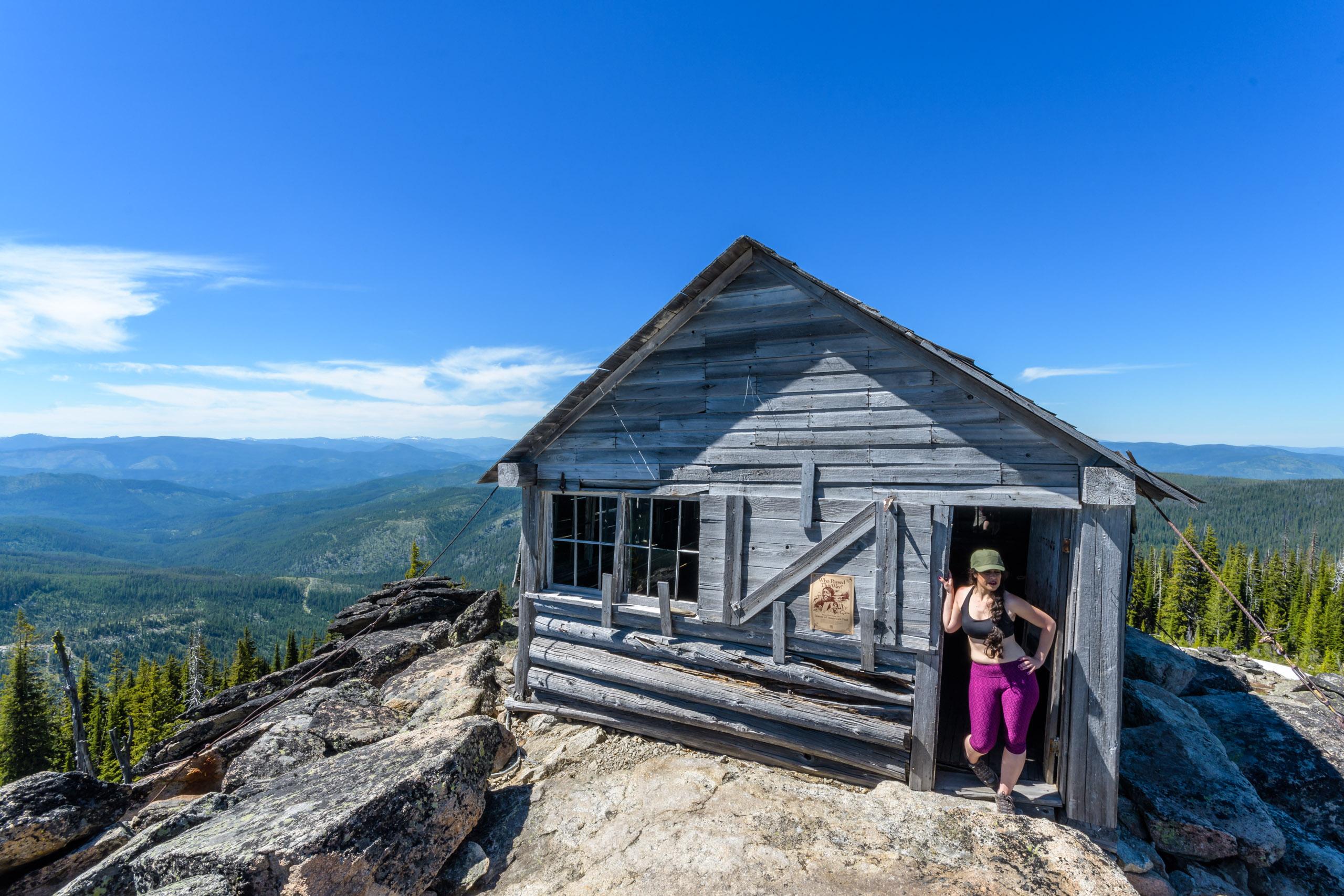 Skookum Butte Lookout L5 Cabin on the border of Idaho and Montana