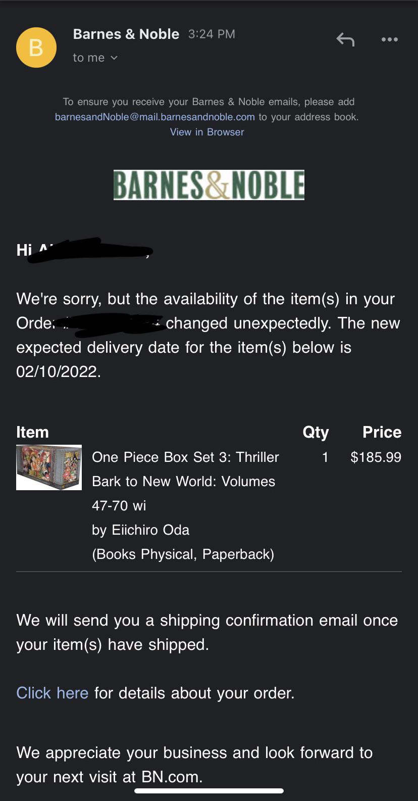 One Piece Box Set 3 Rescheduled AGAIN😭 mangadeals