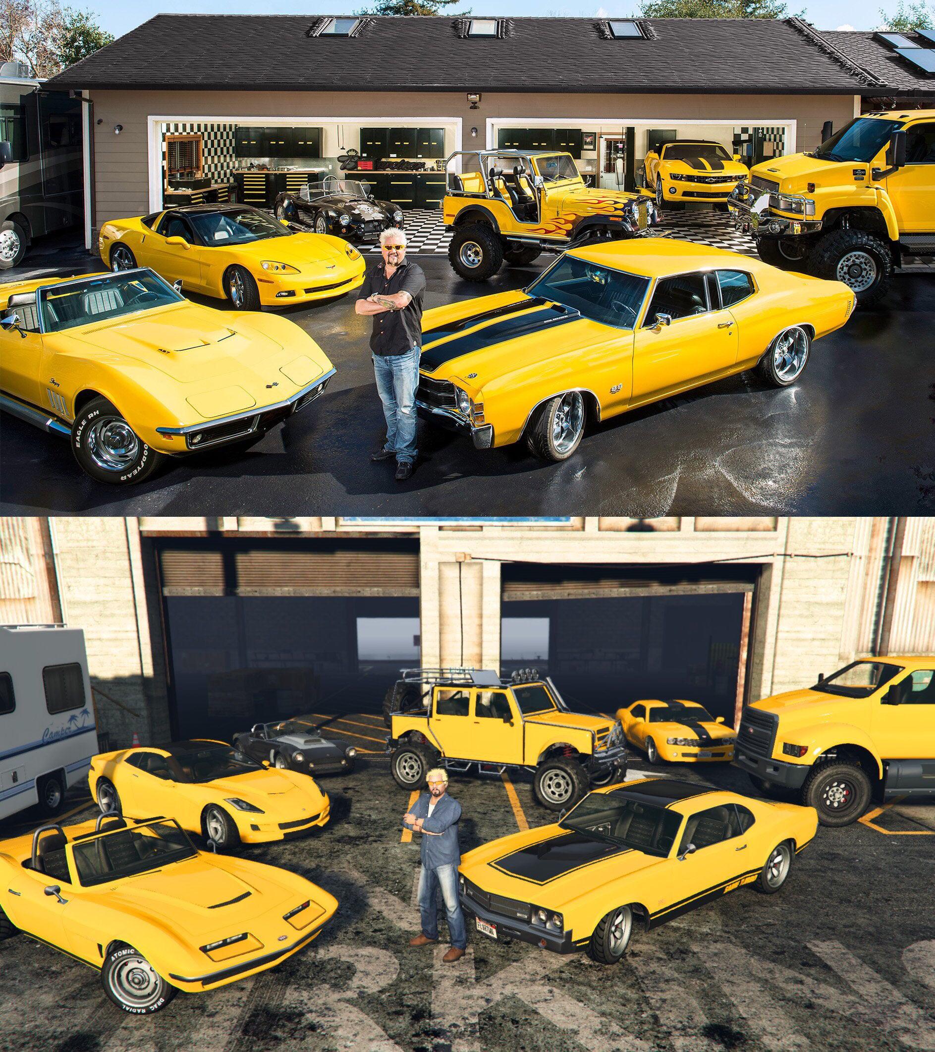 Guy Fieri Cars Collection