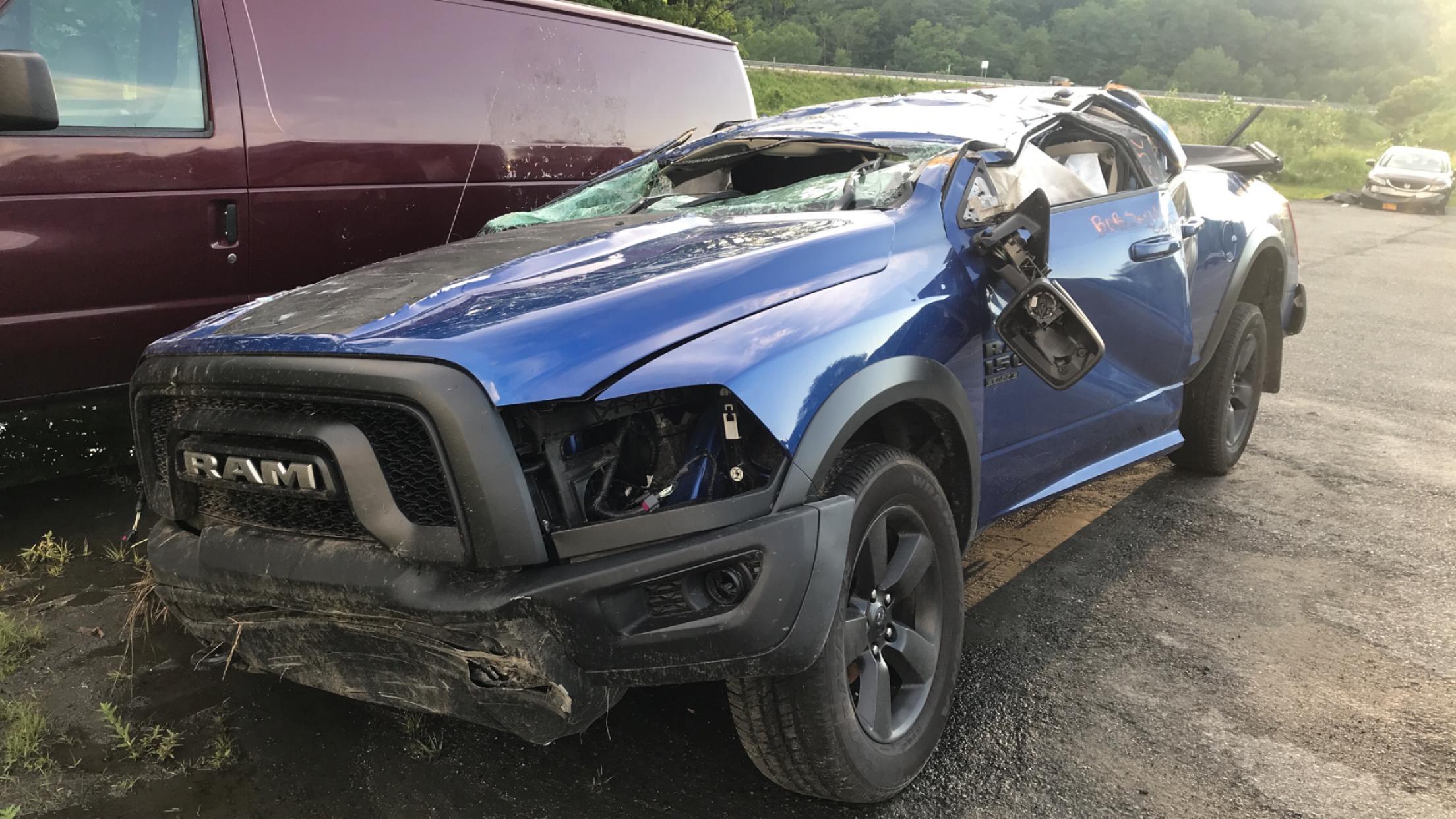 Just remember to duck when the truck flips DodgeRam