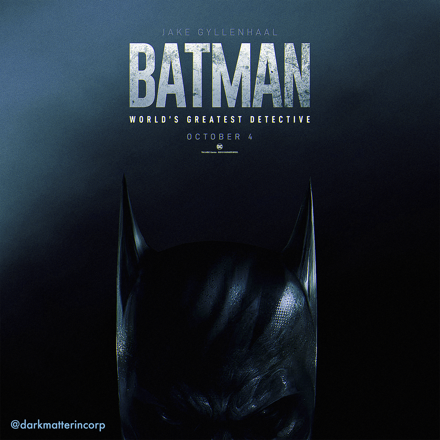 BATMAN Movie Poster (Joker Style) batman