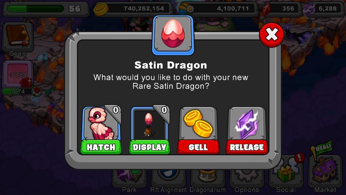 FIRST TRY! Used quake and flower dragon in the rift! r/dragonvale
