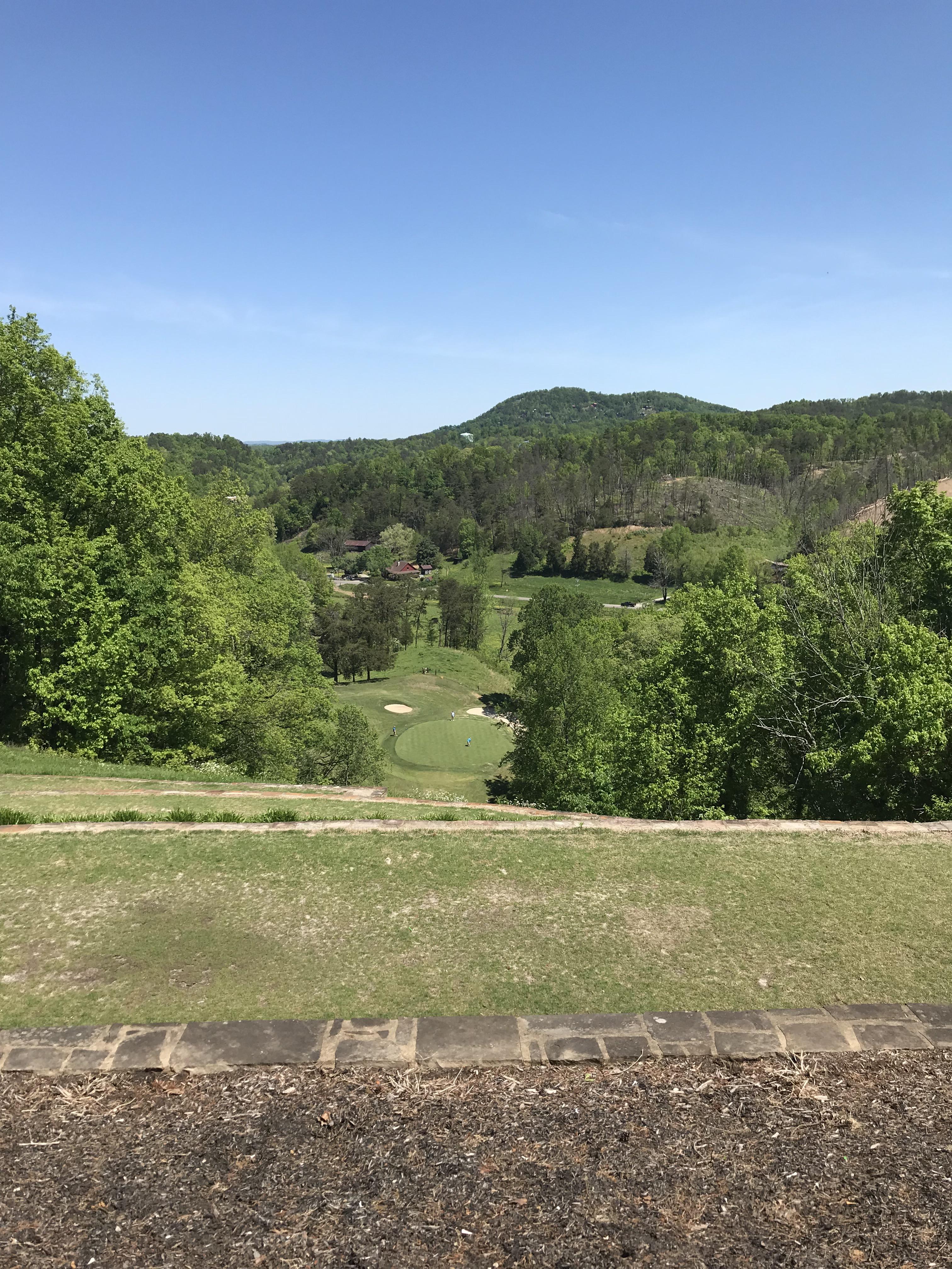 Are we doing downhill par 3s? 12 at Gatlinburg Golf Course. r/golf