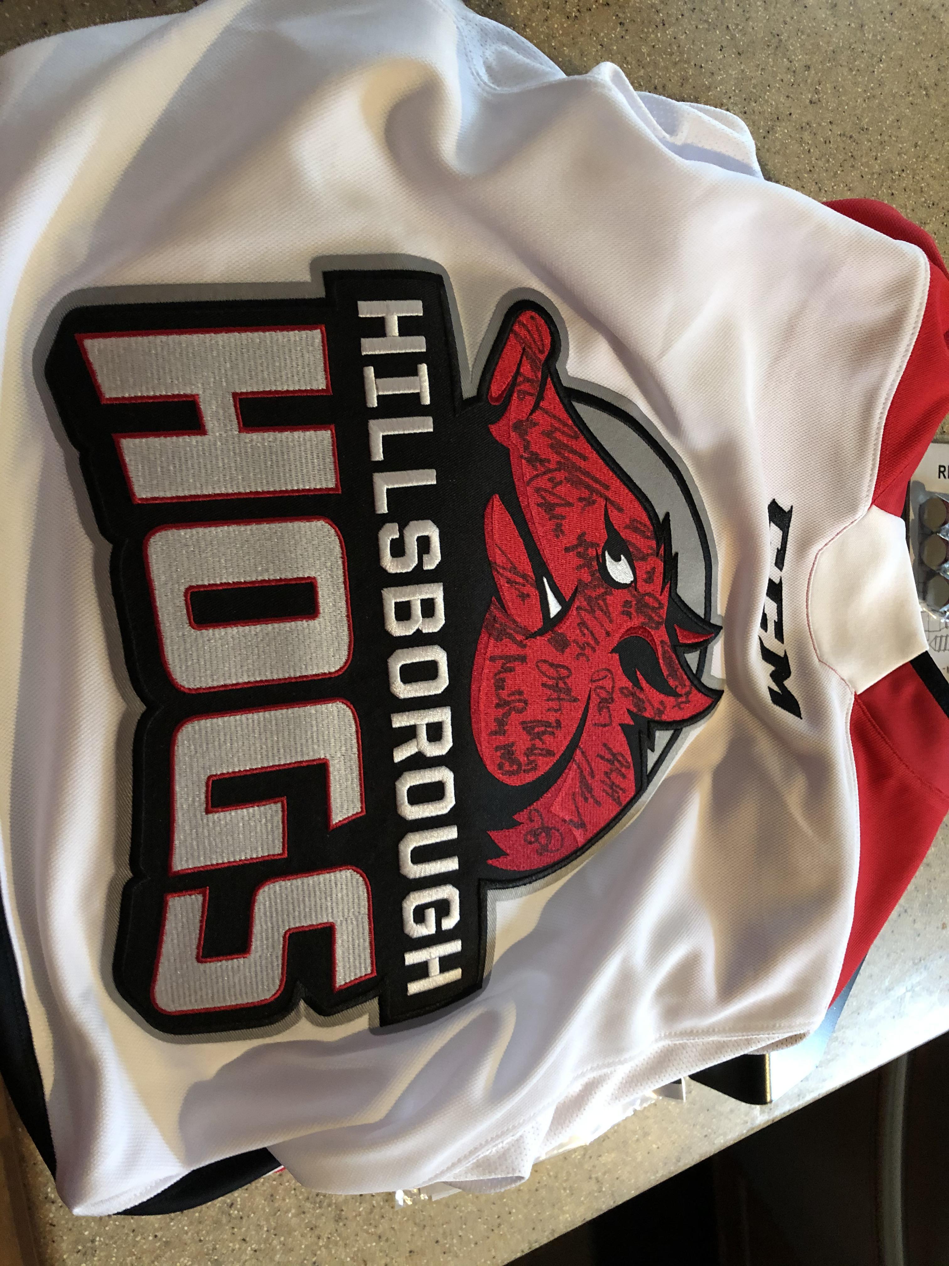 Picked up a youth jersey today signed by the Canes at my sons league’s