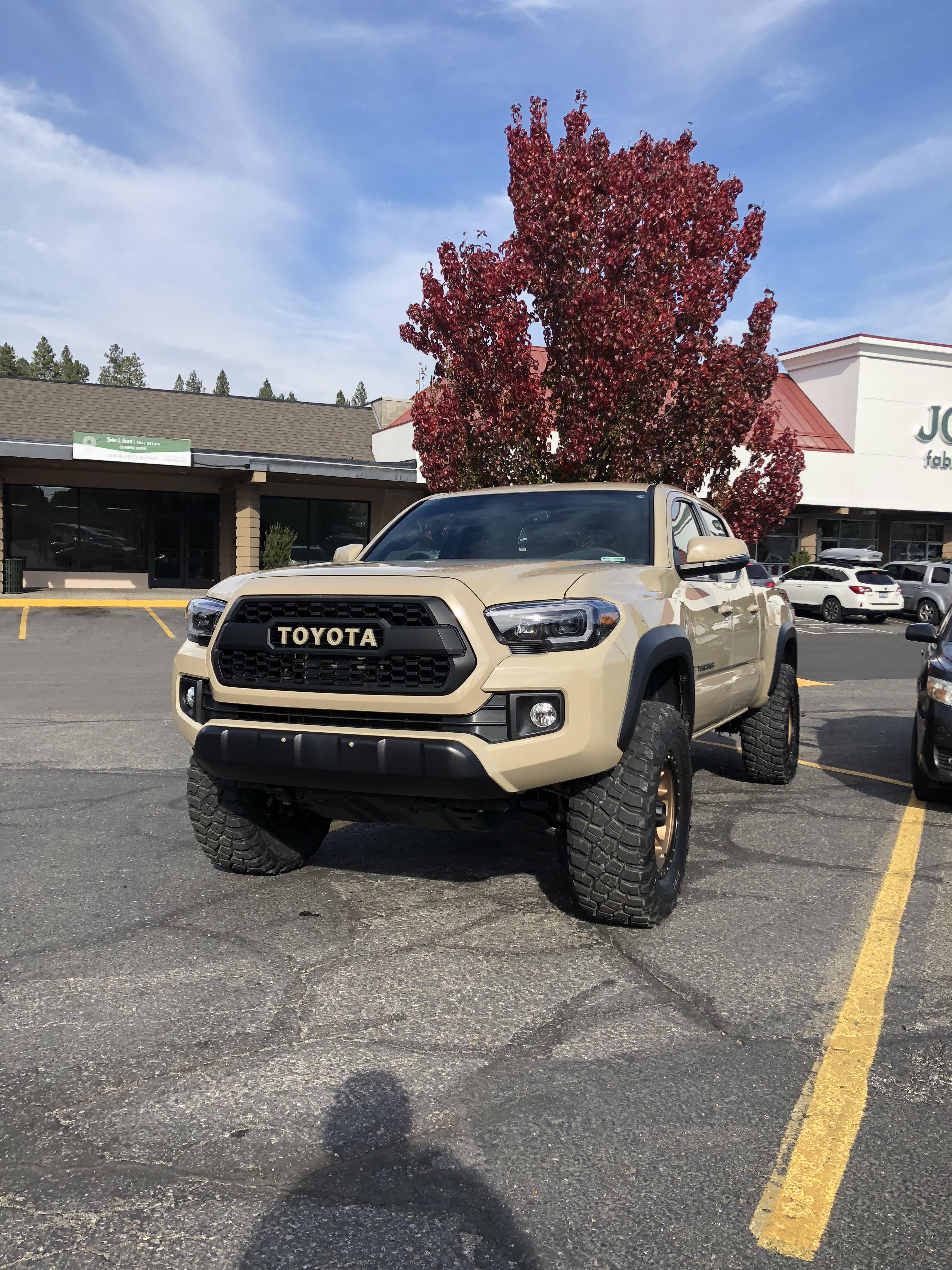 BFGoodrich KM3 Mud terrains on the 2017 TRD OR Taco