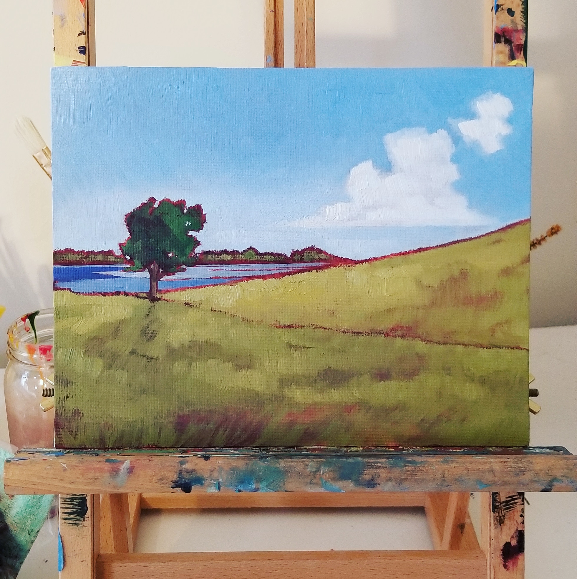 Painting places I wish I could be. r/painting