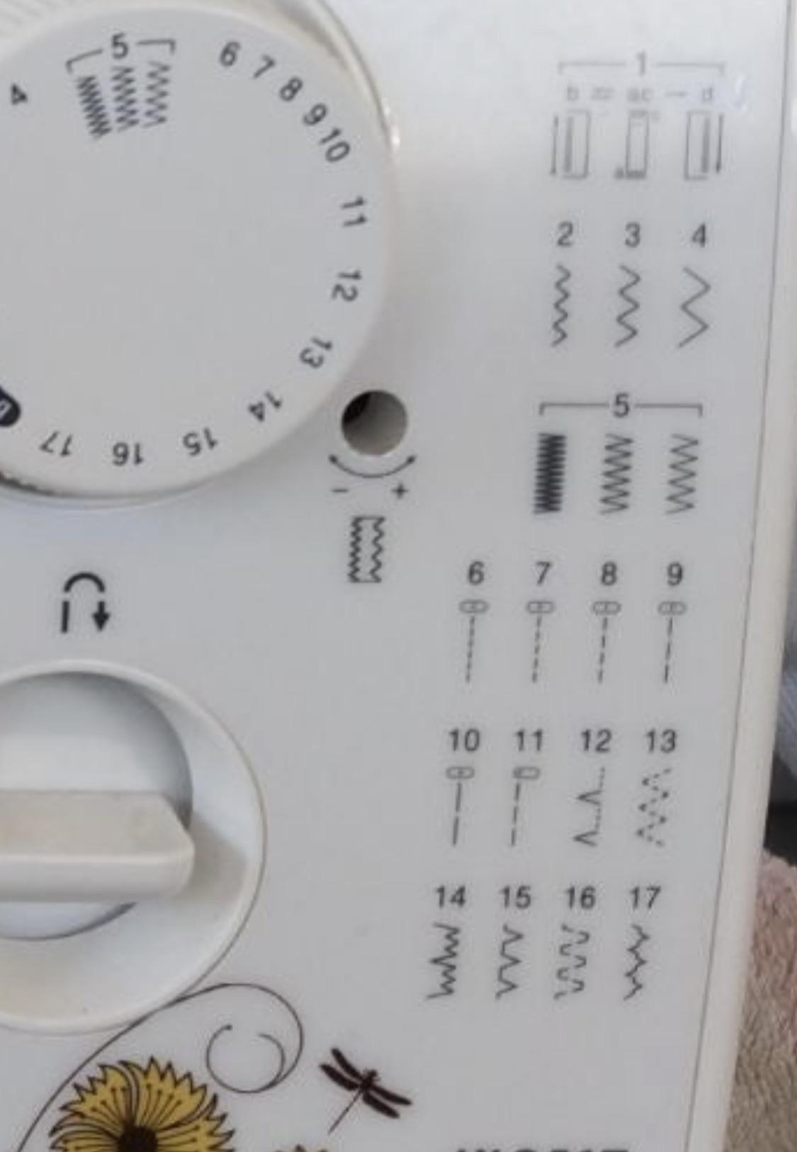 Which stitch on this machine would be overcast/overlock stitches? r