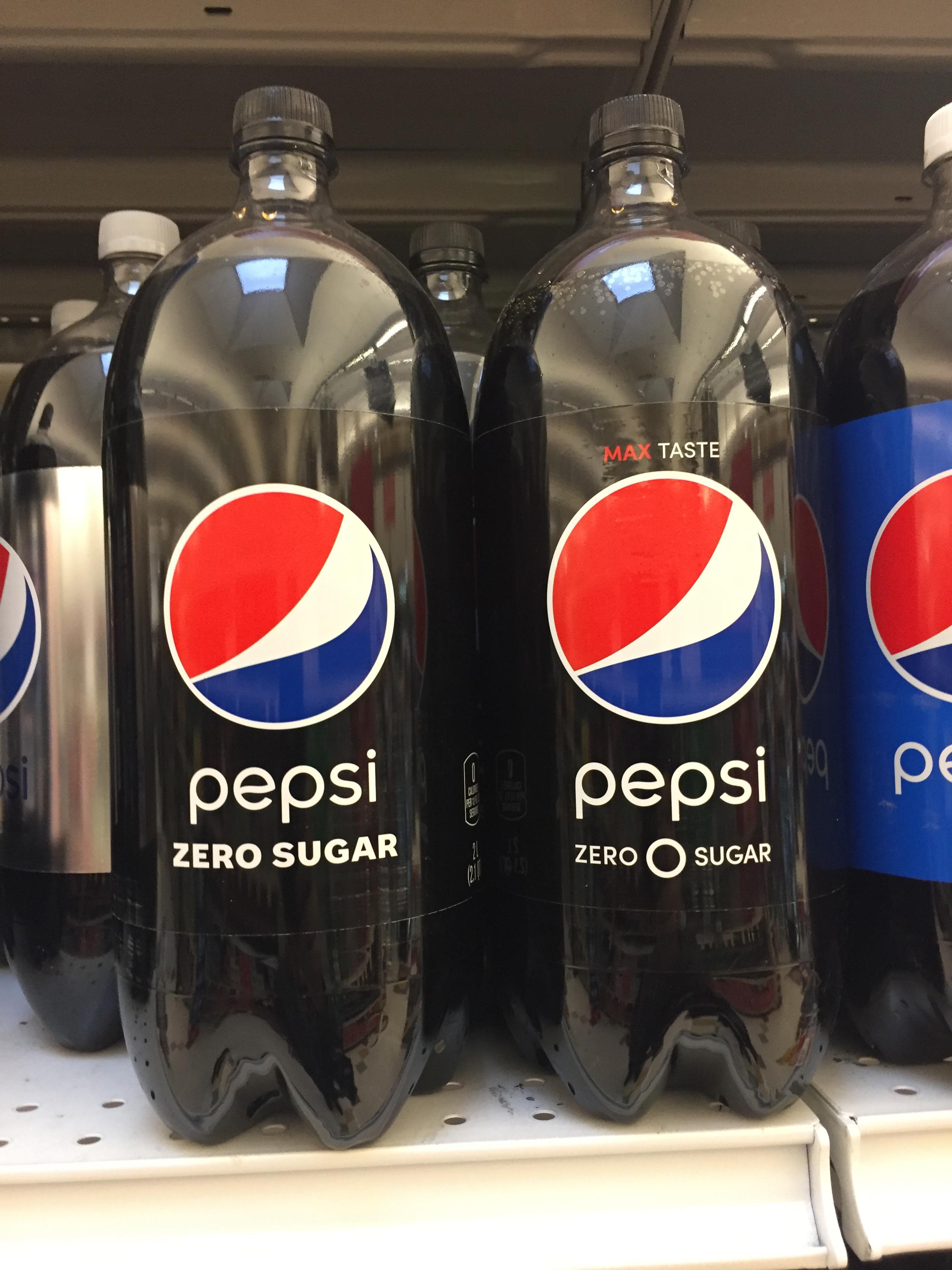 New 2L Pepsi Zero Sugar label design (R.I.P. “Max Taste”) r