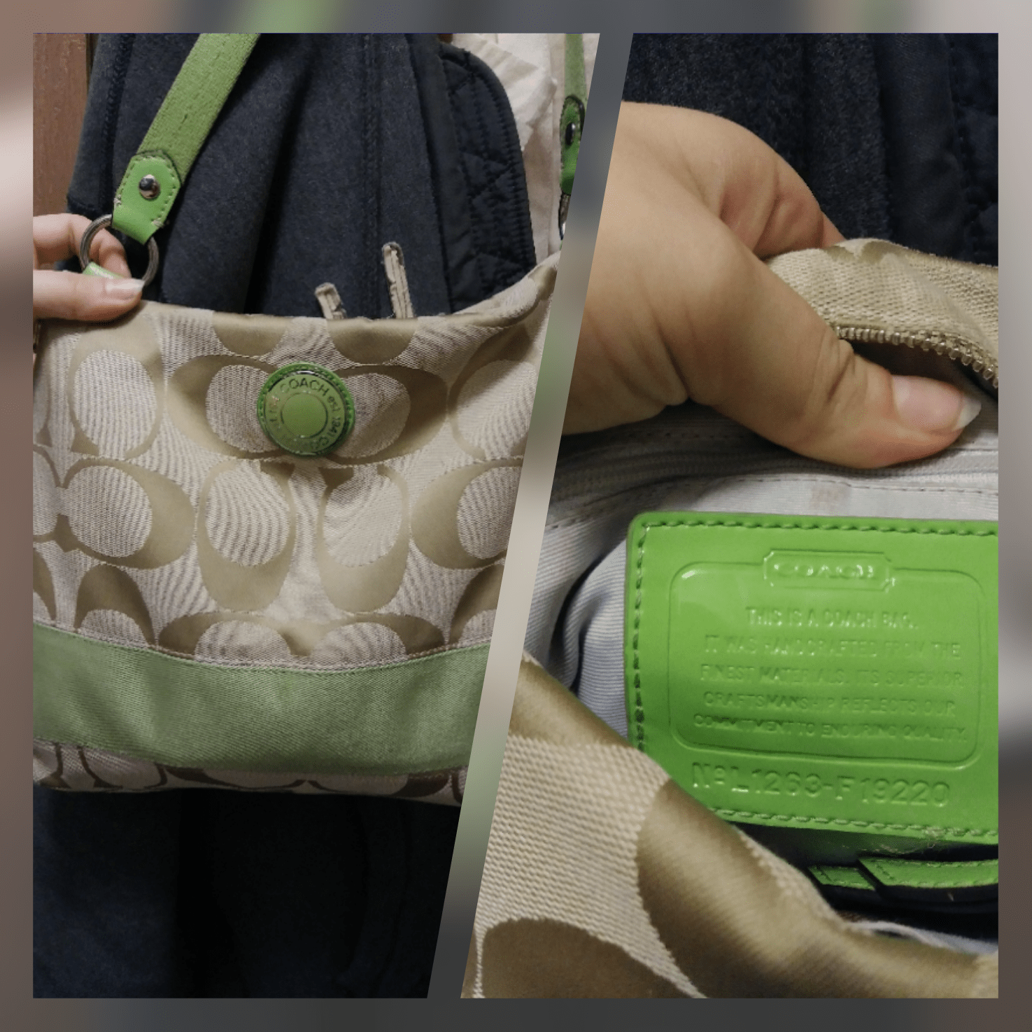 Found what appears to be an authentic Coach purse for 7 at a local