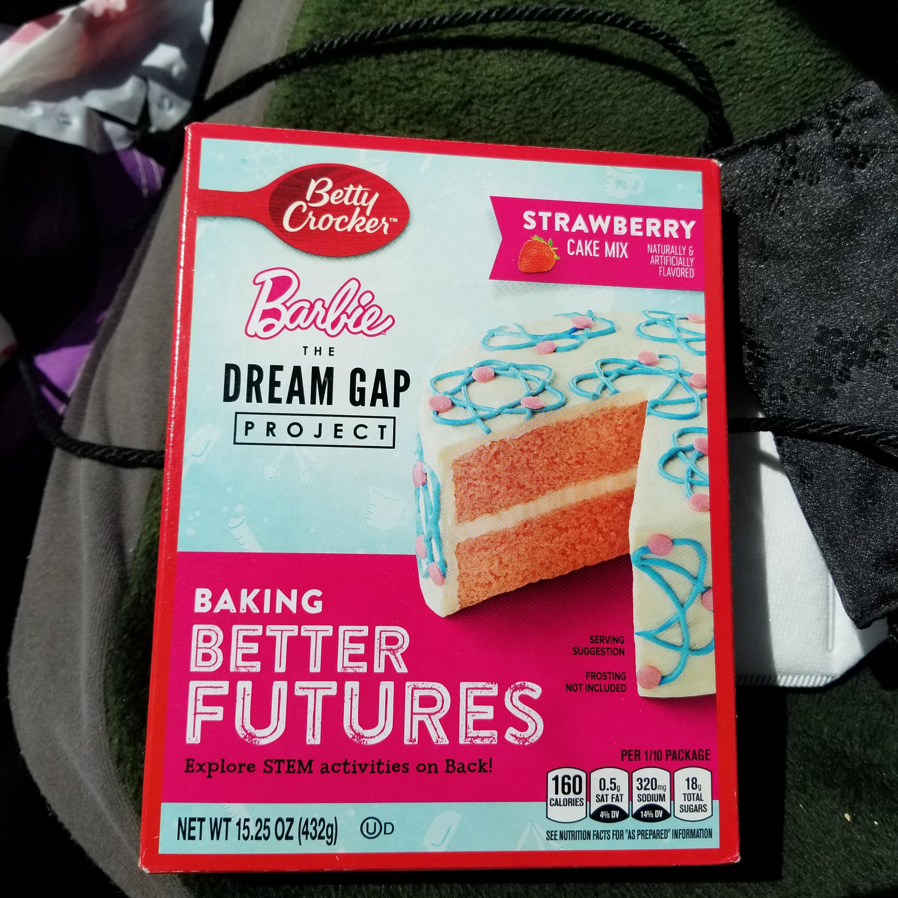 Barbie theme cake mix. I have a friend who collects licensed products