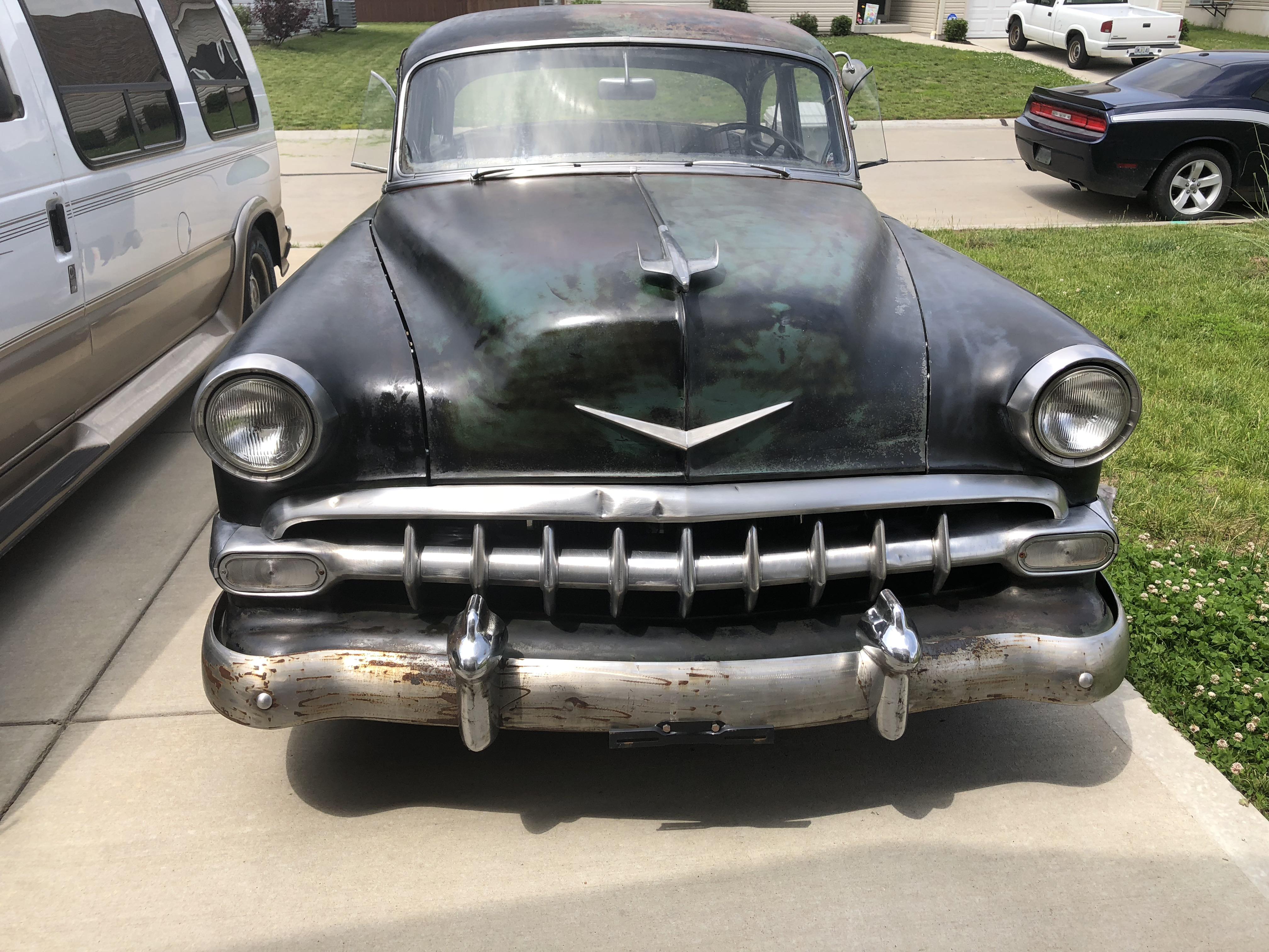 54 Chevy mid way through the boiled linseed oil treatment r/classiccars