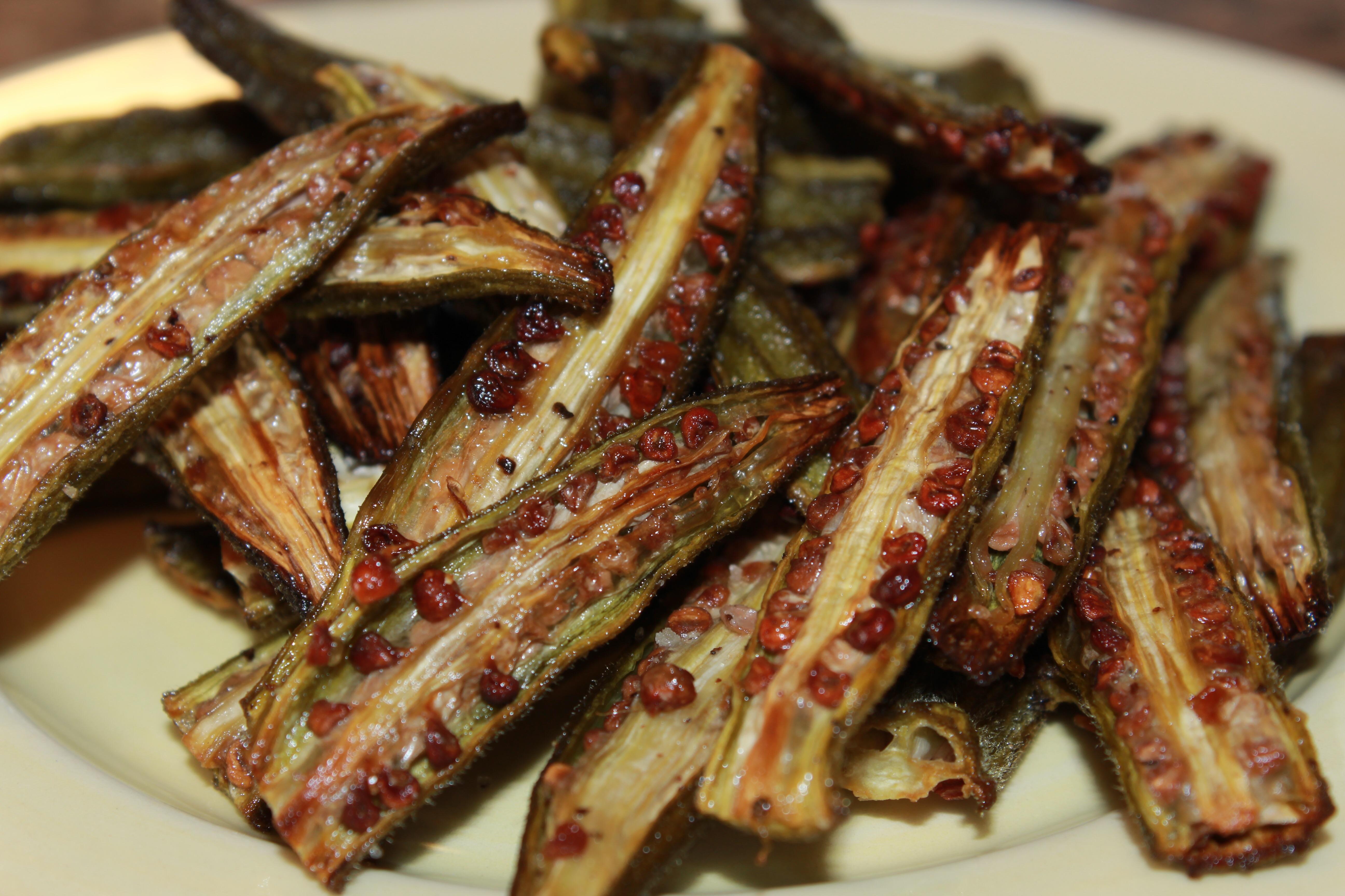 Okra Chips r/HealthyFood