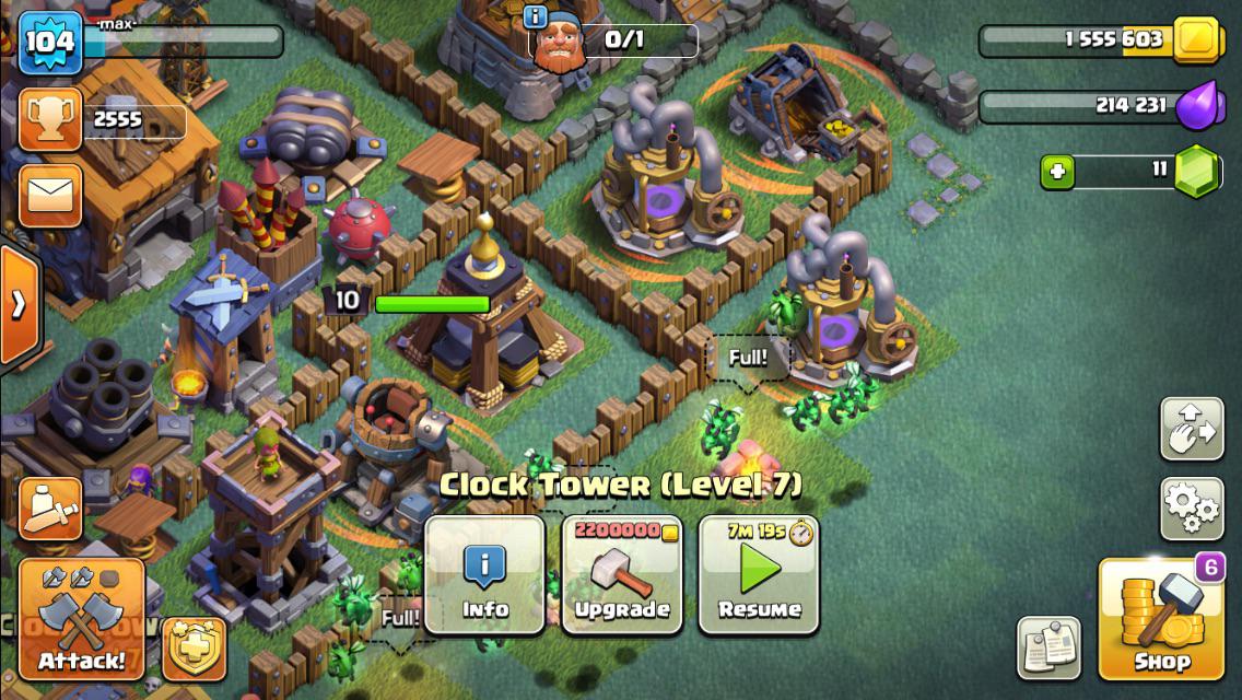 [MISC] I never knew you could pause the clock tower boost r/ClashOfClans