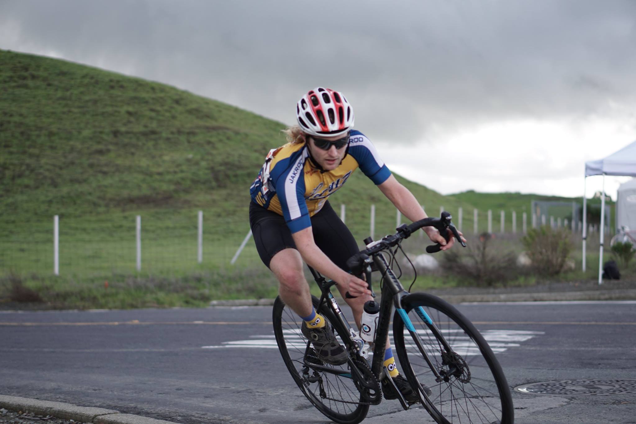 Cal Cycling got a pretty sweet action shot of my solo breakaway at