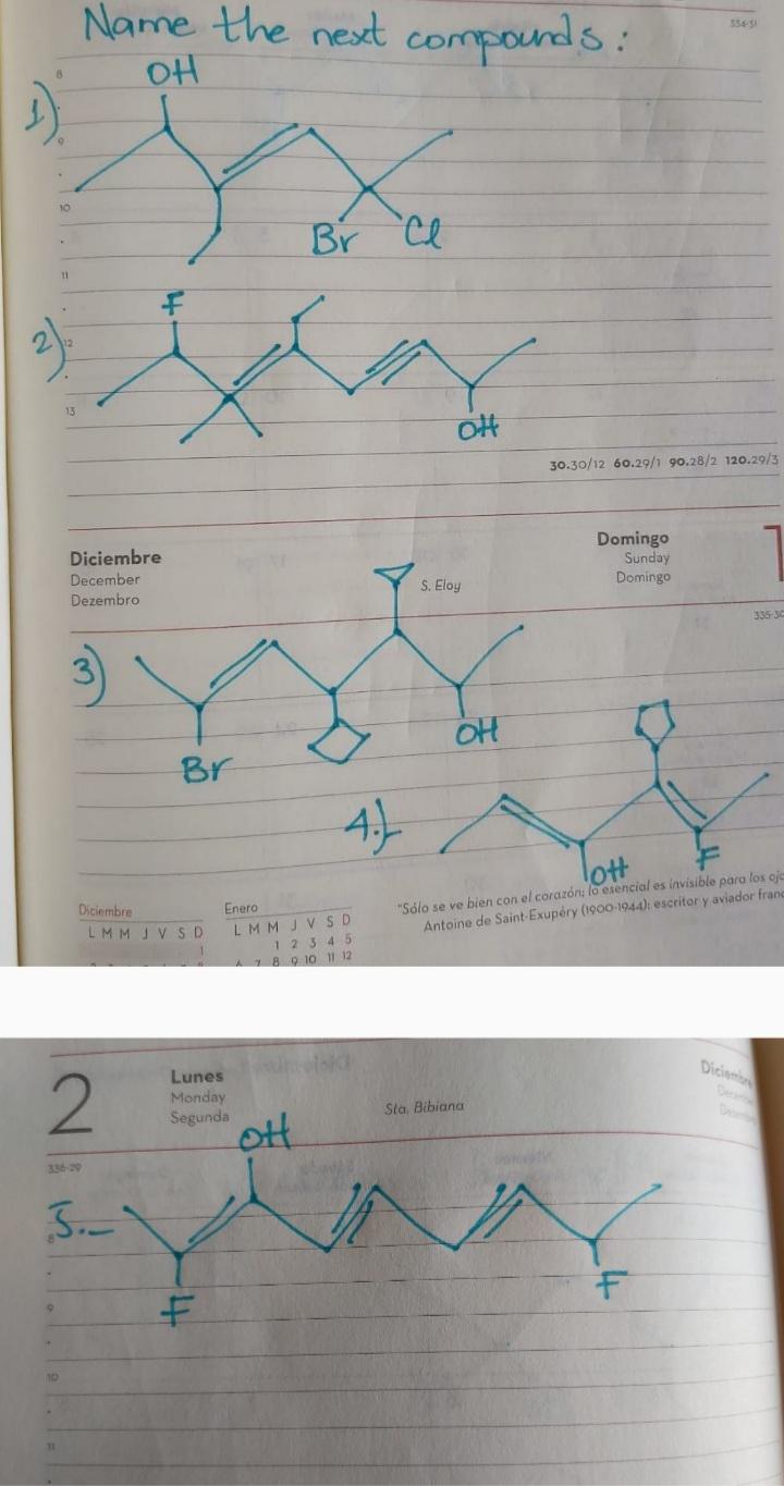[Highschool Naming Alcohols] can someone help me with these exercises of solving alcohols, I