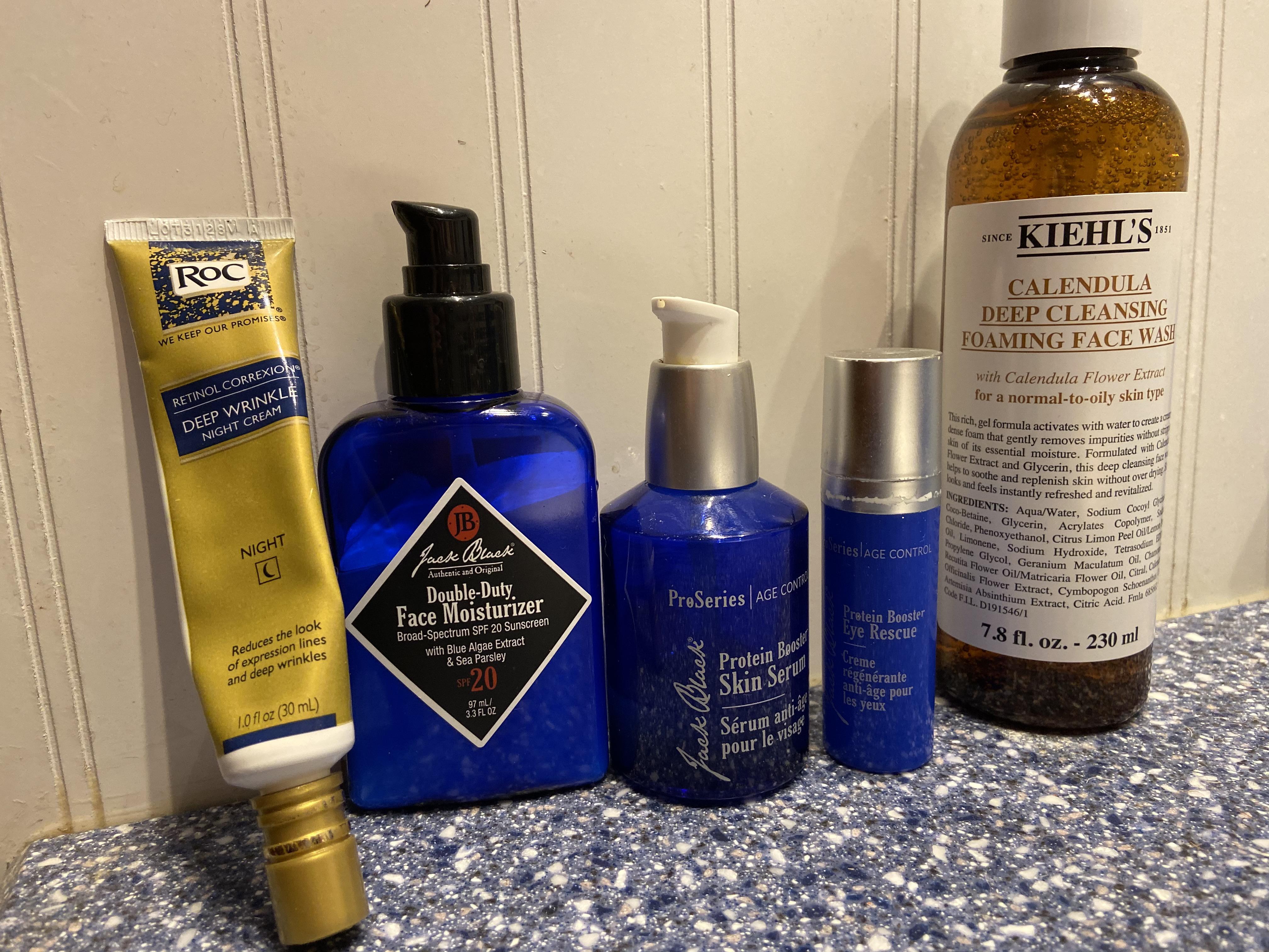 Rate my routine. Morning wash with Kiehl’s, apply serum and eye rescue