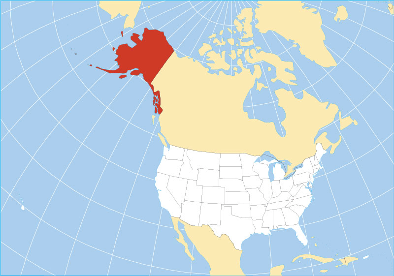 Alaska Map Compared To Rest Of Usa Thanks, I hate Alaska's actual size and position on the map, compared