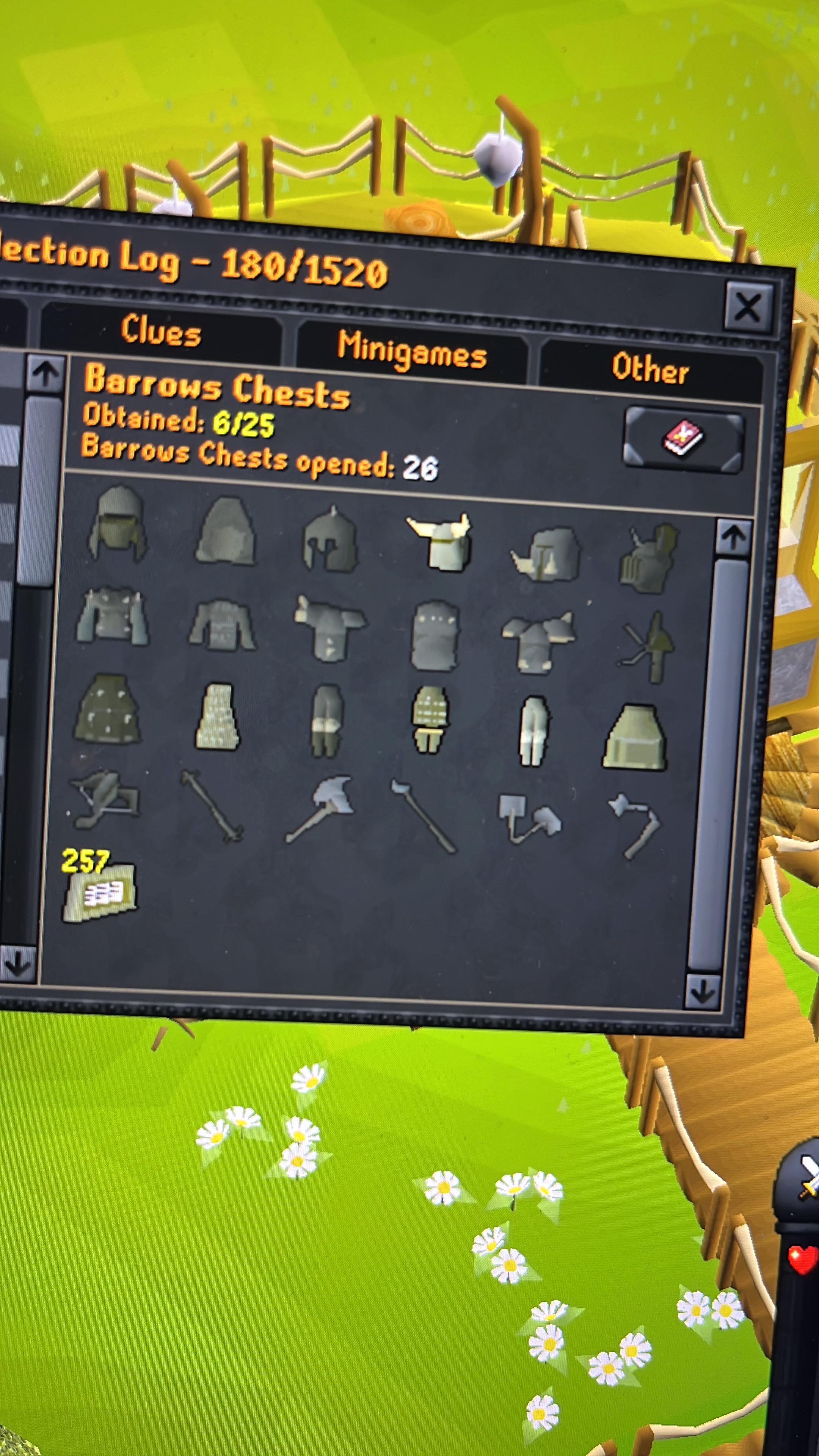 Good barrows start on iron r/ironscape