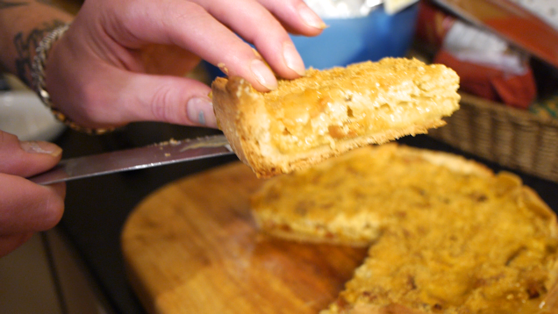 NEW Recipe Using Applewood Smoked Vegan Cheese. QUICHE KAREN r