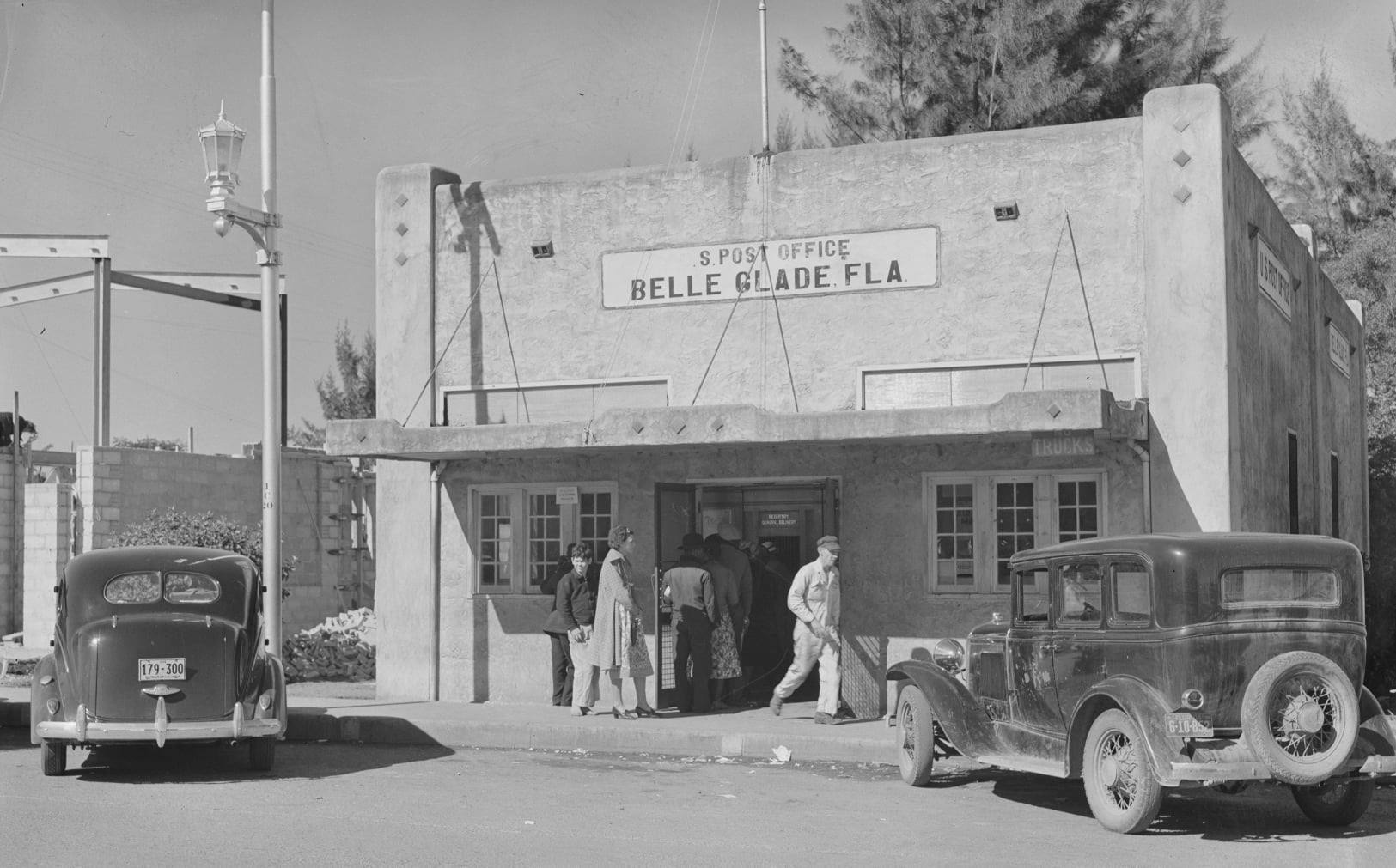 Belle Glade post office, 1920's. r/florida