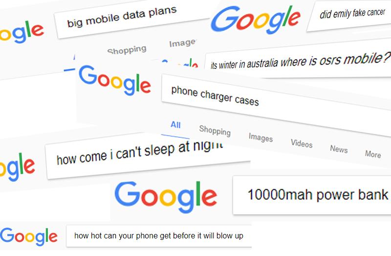 Leaked Popular google searches following recent update r/2007scape