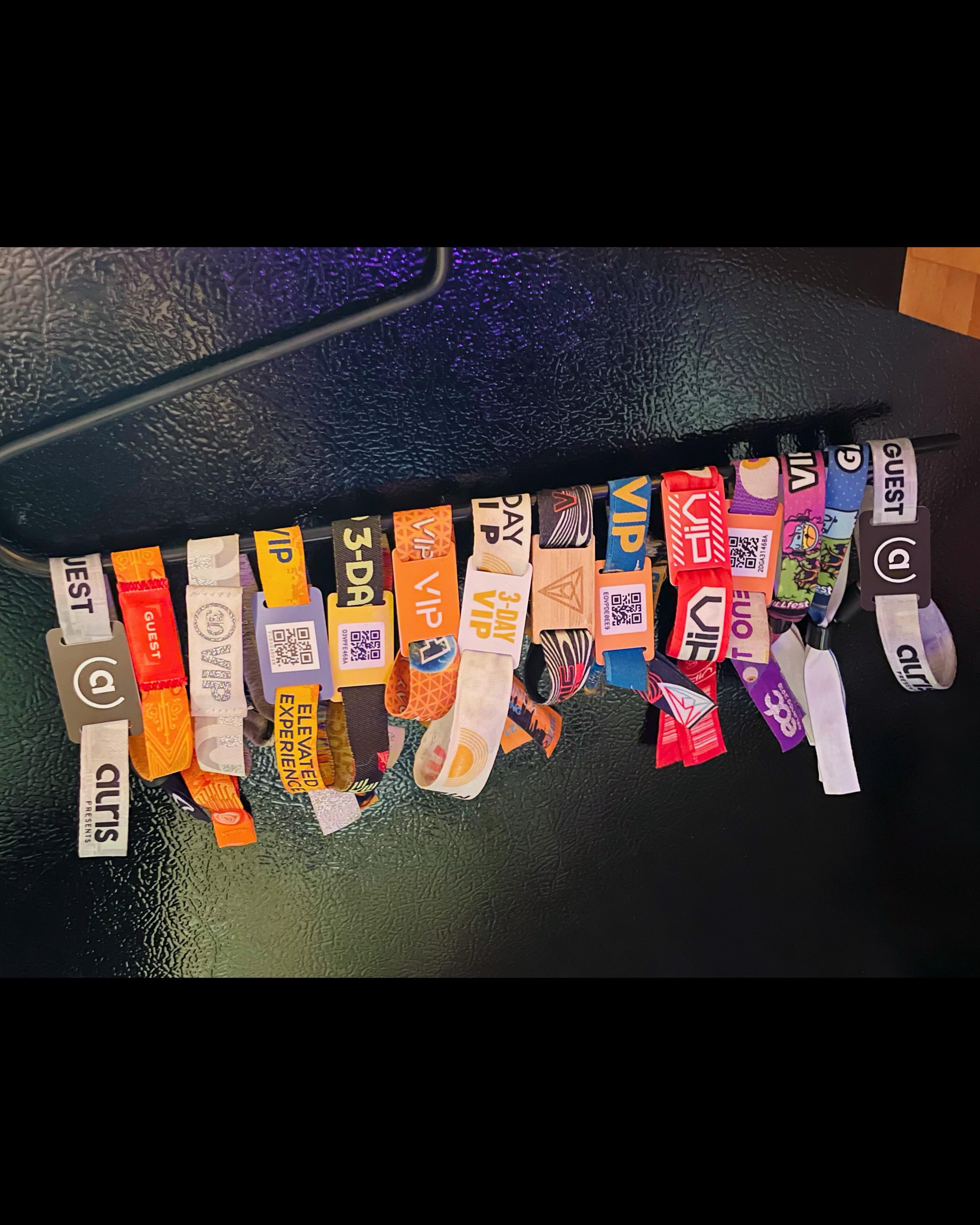 My festival wristband display! r/festivals