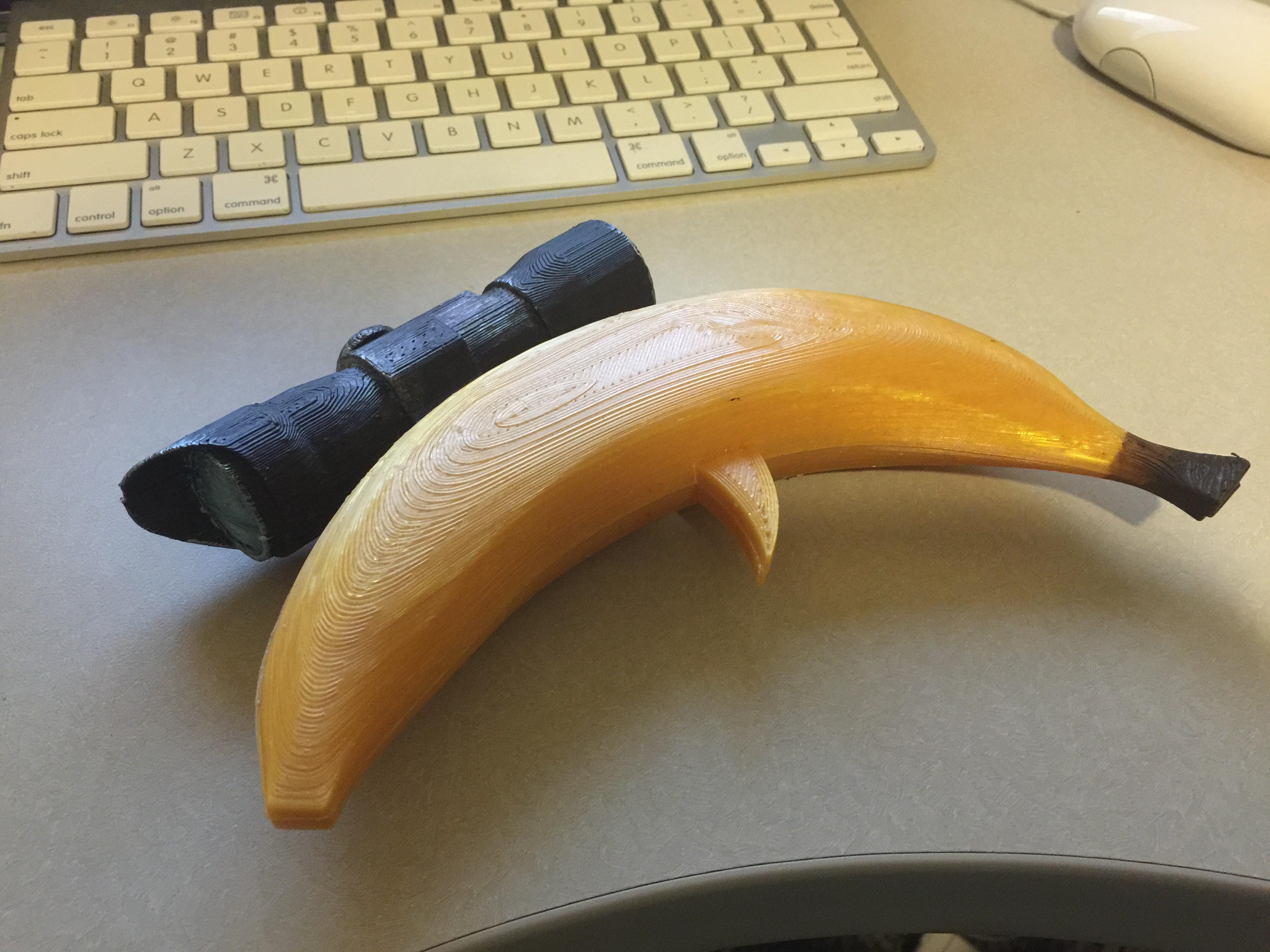 Banana Gun all painted r/3Dprinting