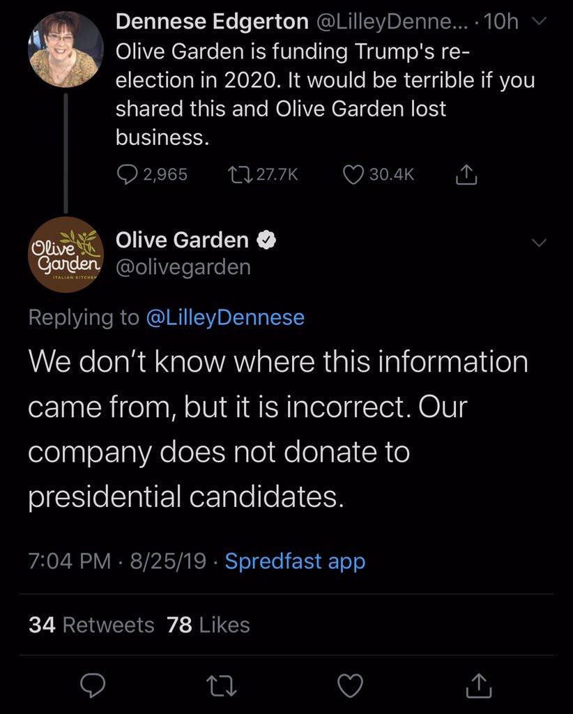 To “cancel” Olive Garden therewasanattempt