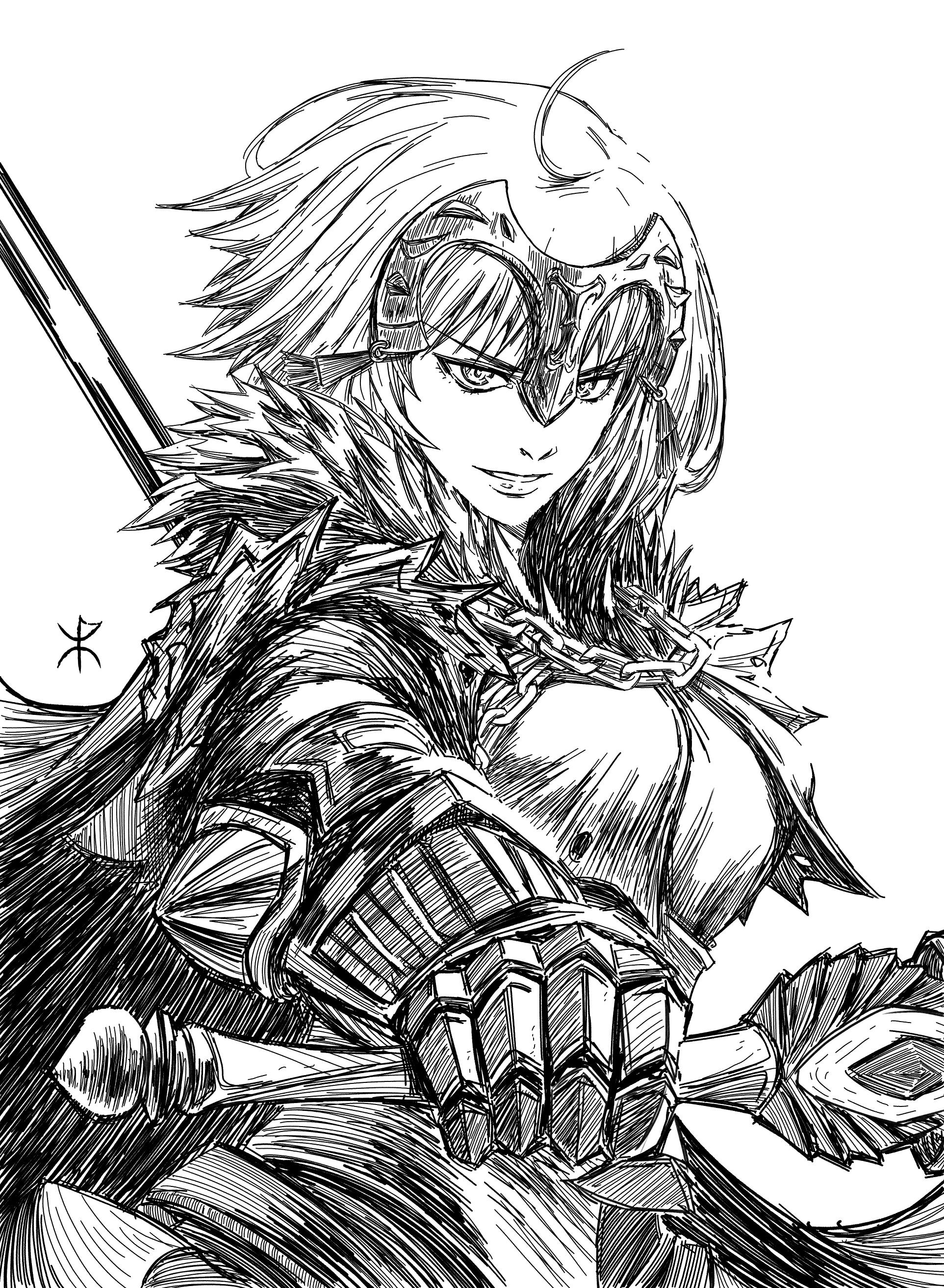 Jeanne Alter! Fanart by me fatestaynight