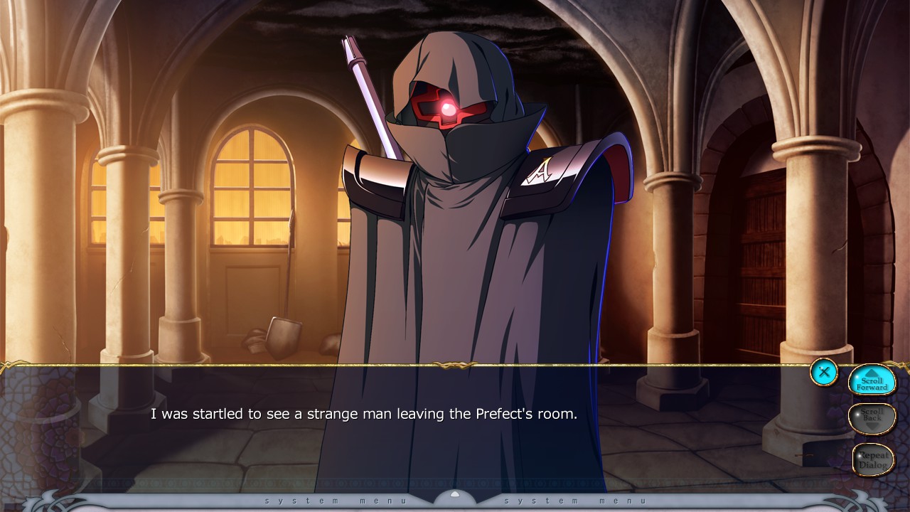 Playing a MedievalFantasy Visual Novel when this guy shows up... r