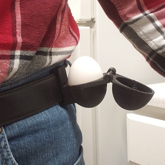 Uncle Ben said he needs a fanny pack for the eggs, how about a 3d