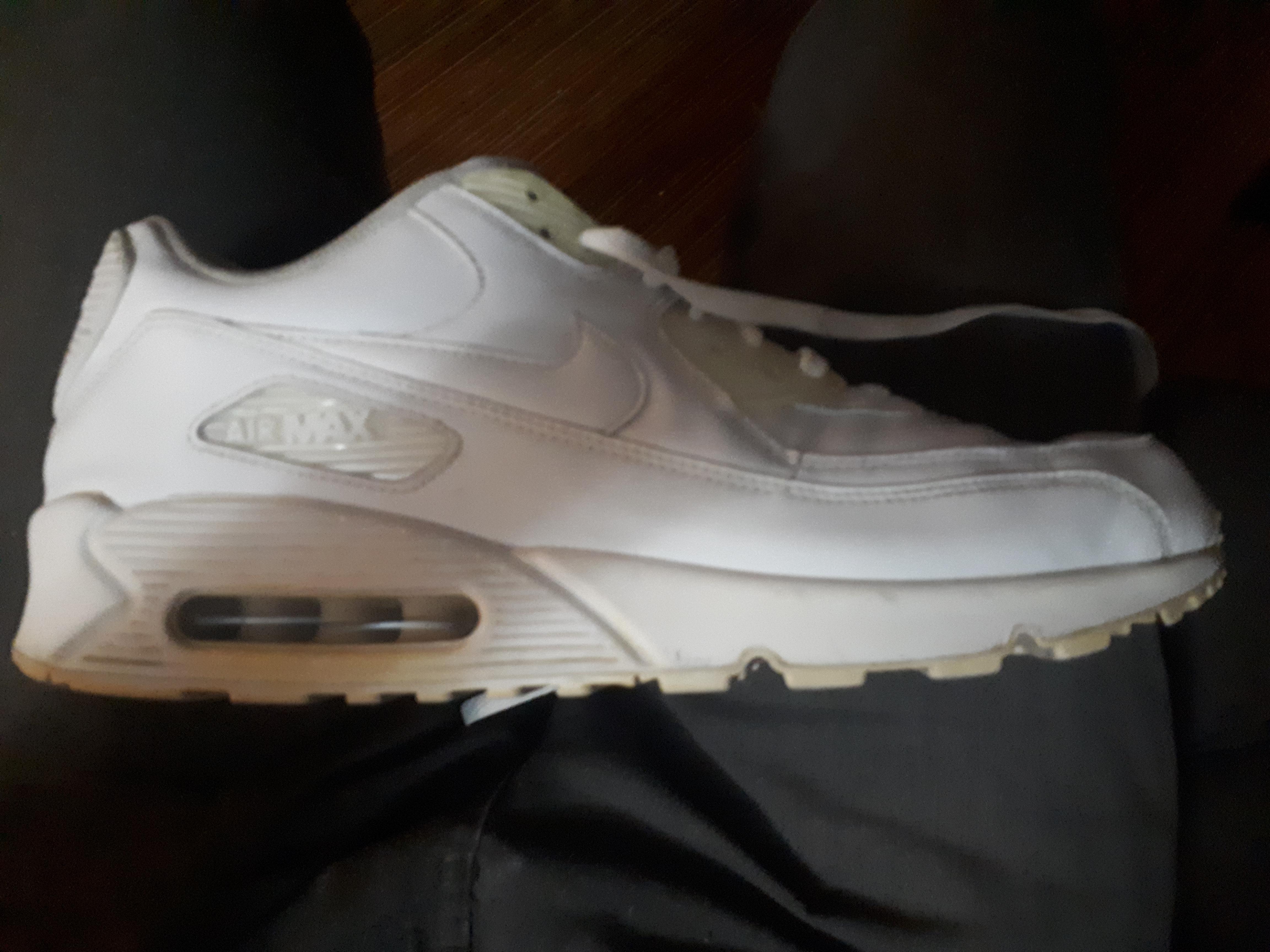 9.99 for some all white leather airmax 90's plan on giving them a
